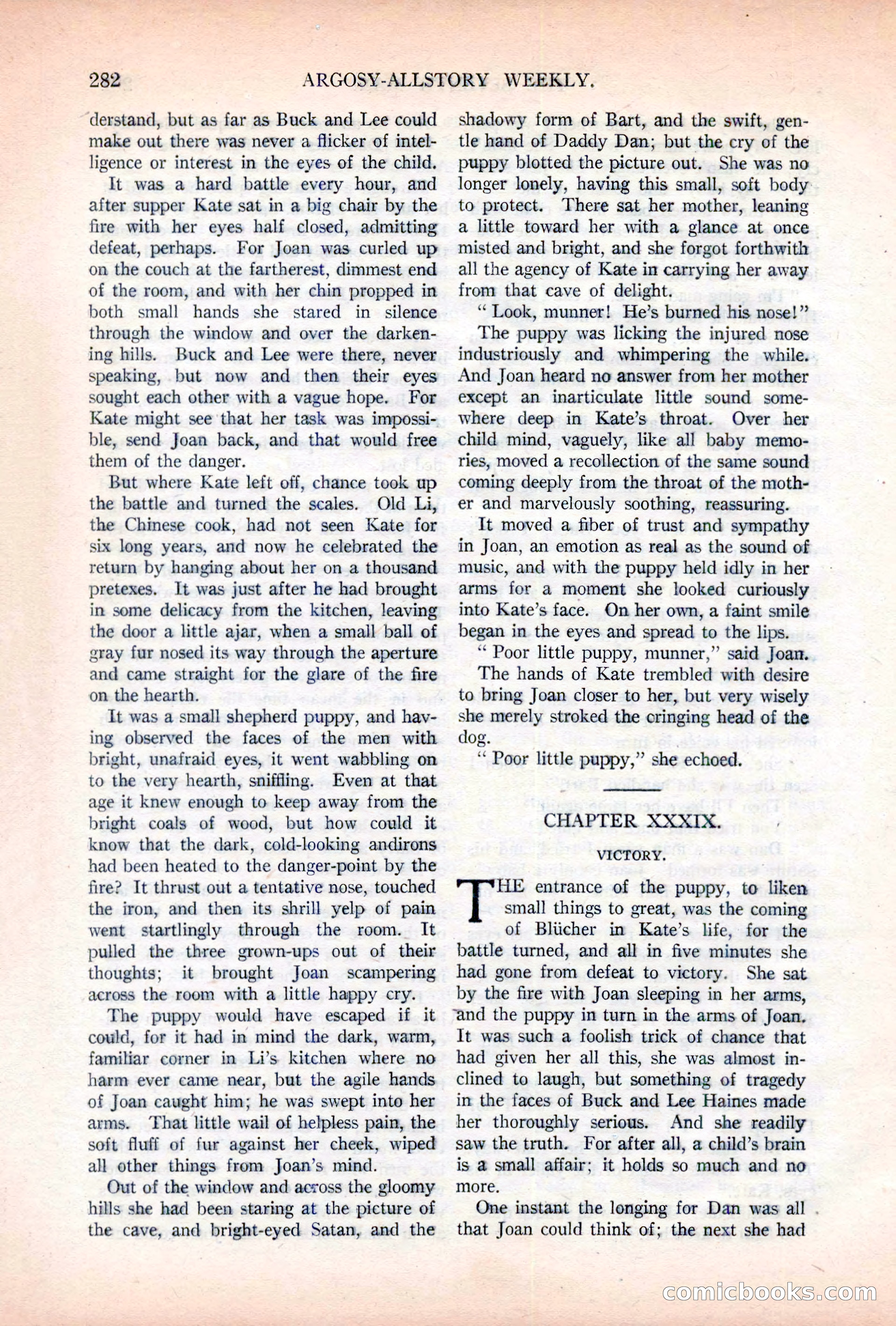 Argosy All-Story Weekly, November 5, 1921 — page 148 of 180