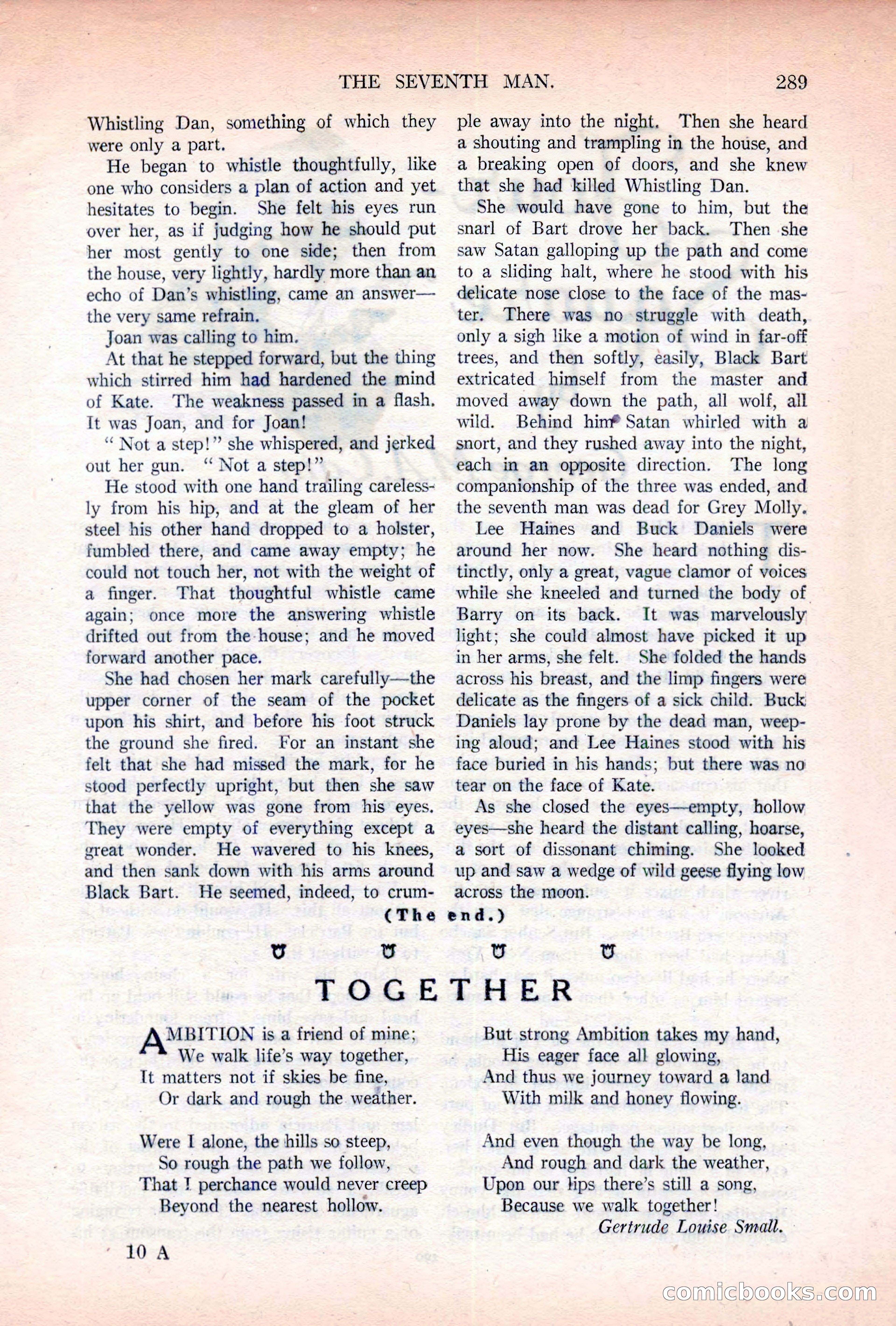 Argosy All-Story Weekly, November 5, 1921 — page 155 of 180