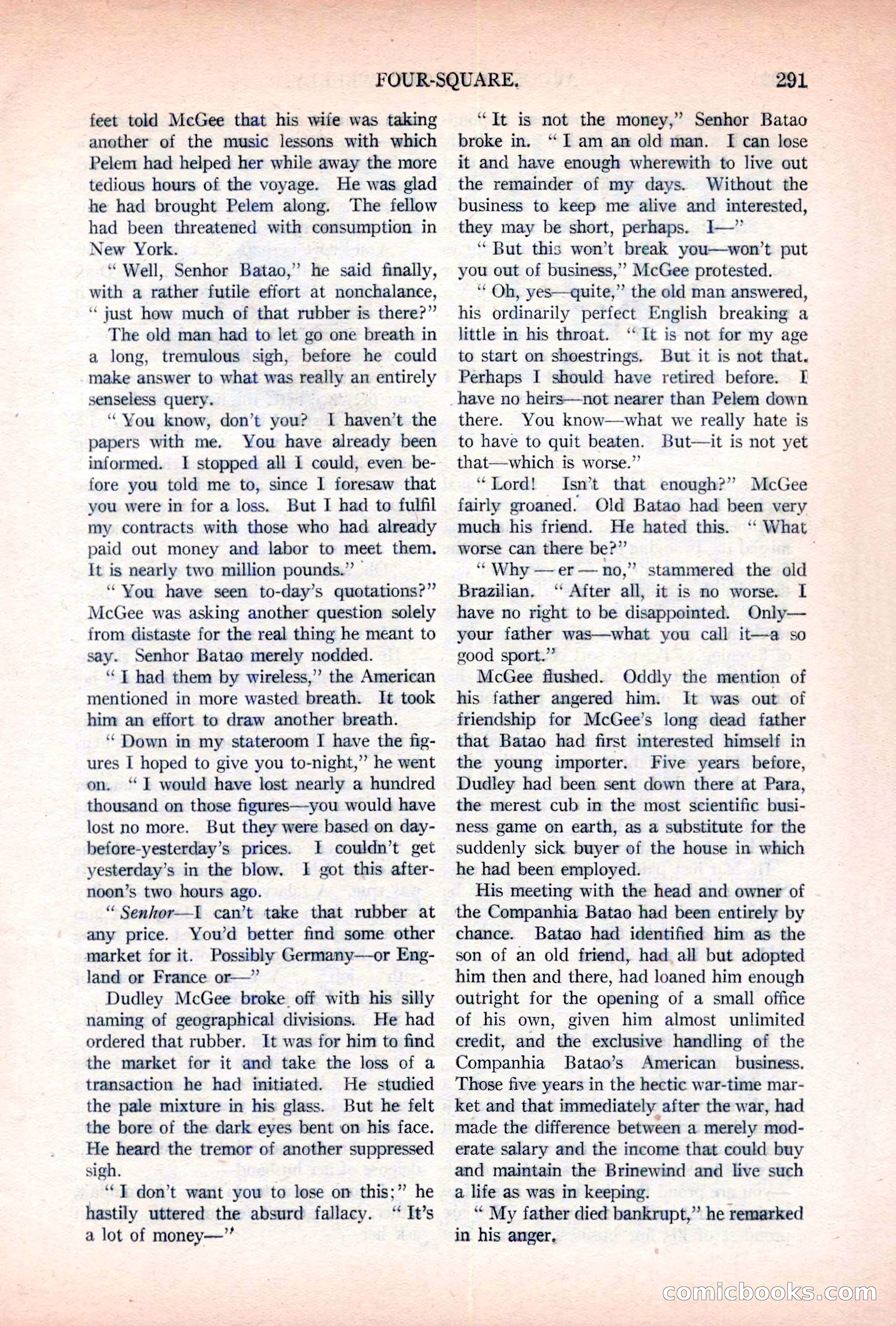 Argosy All-Story Weekly, November 5, 1921 — page 157 of 180