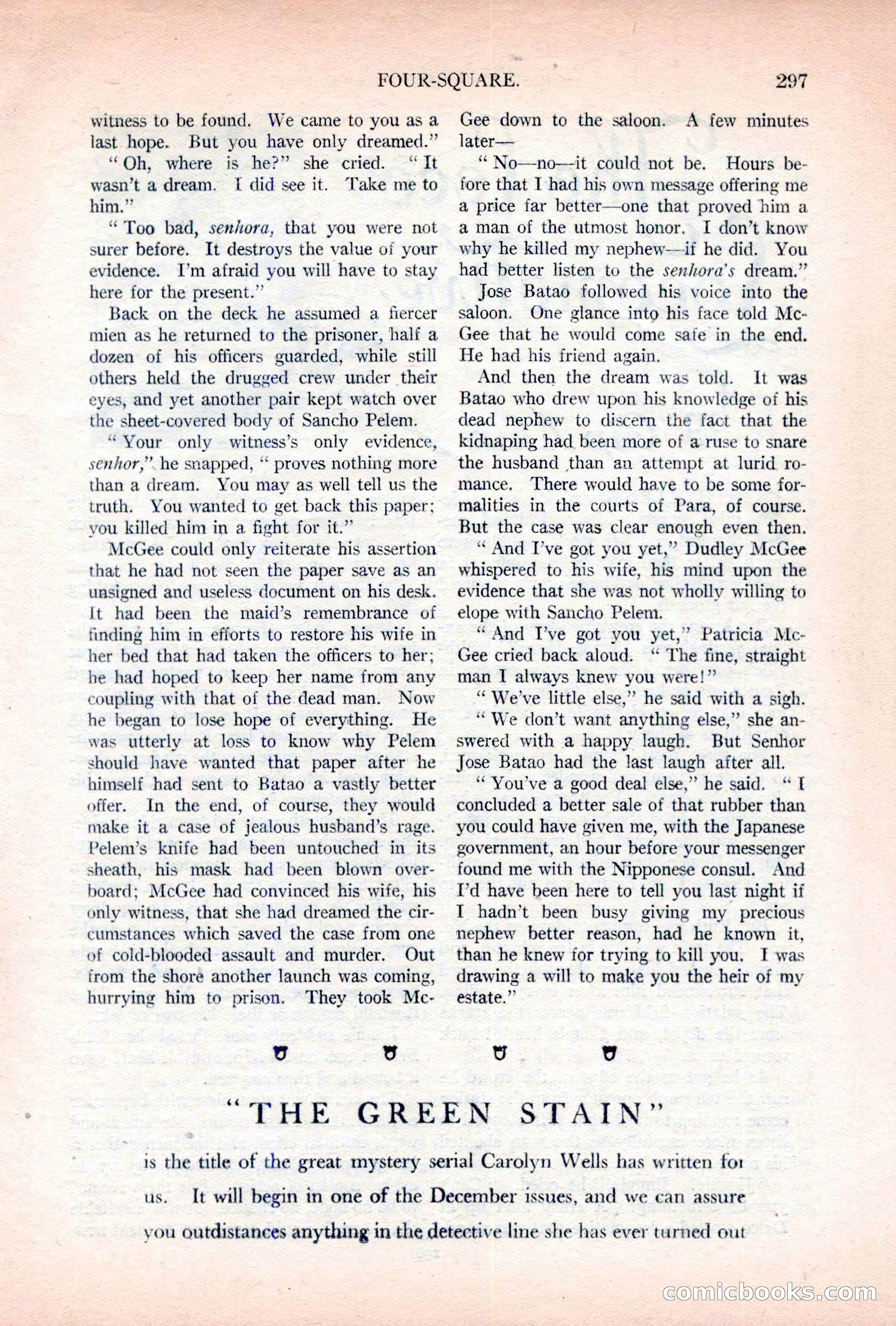 Argosy All-Story Weekly, November 5, 1921 — page 163 of 180