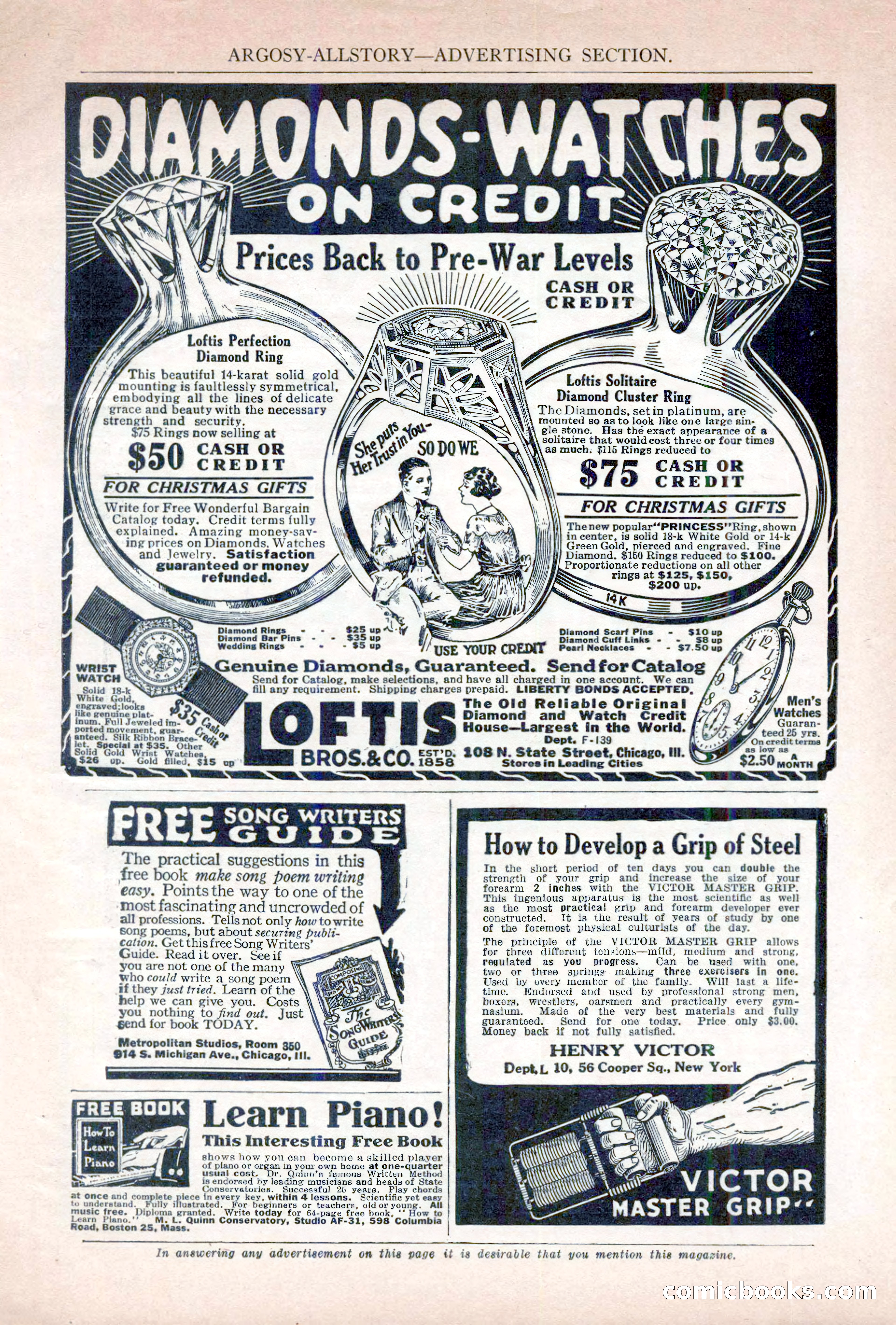 Argosy All-Story Weekly, November 5, 1921 — page 171 of 180