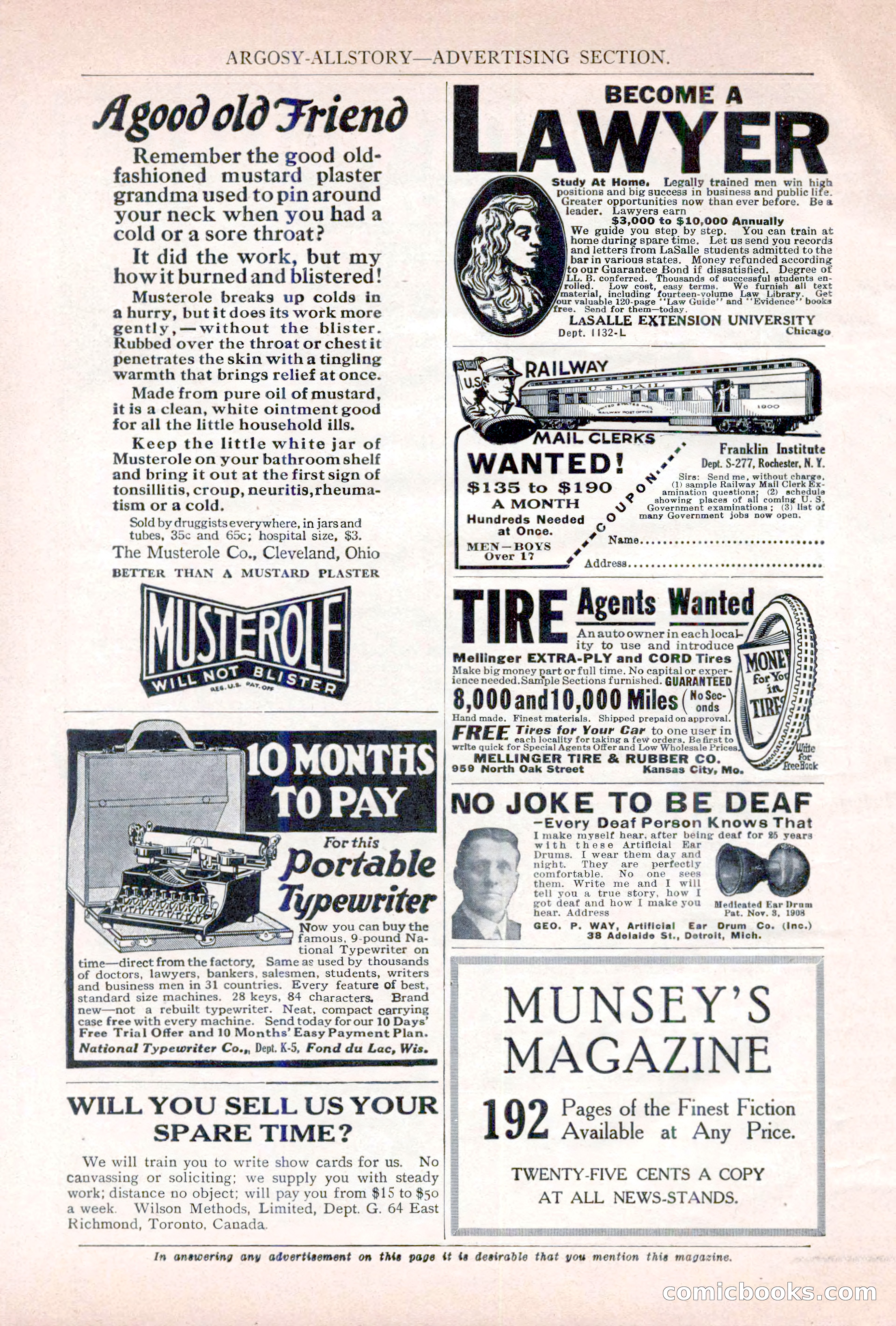 Argosy All-Story Weekly, November 5, 1921 — page 172 of 180