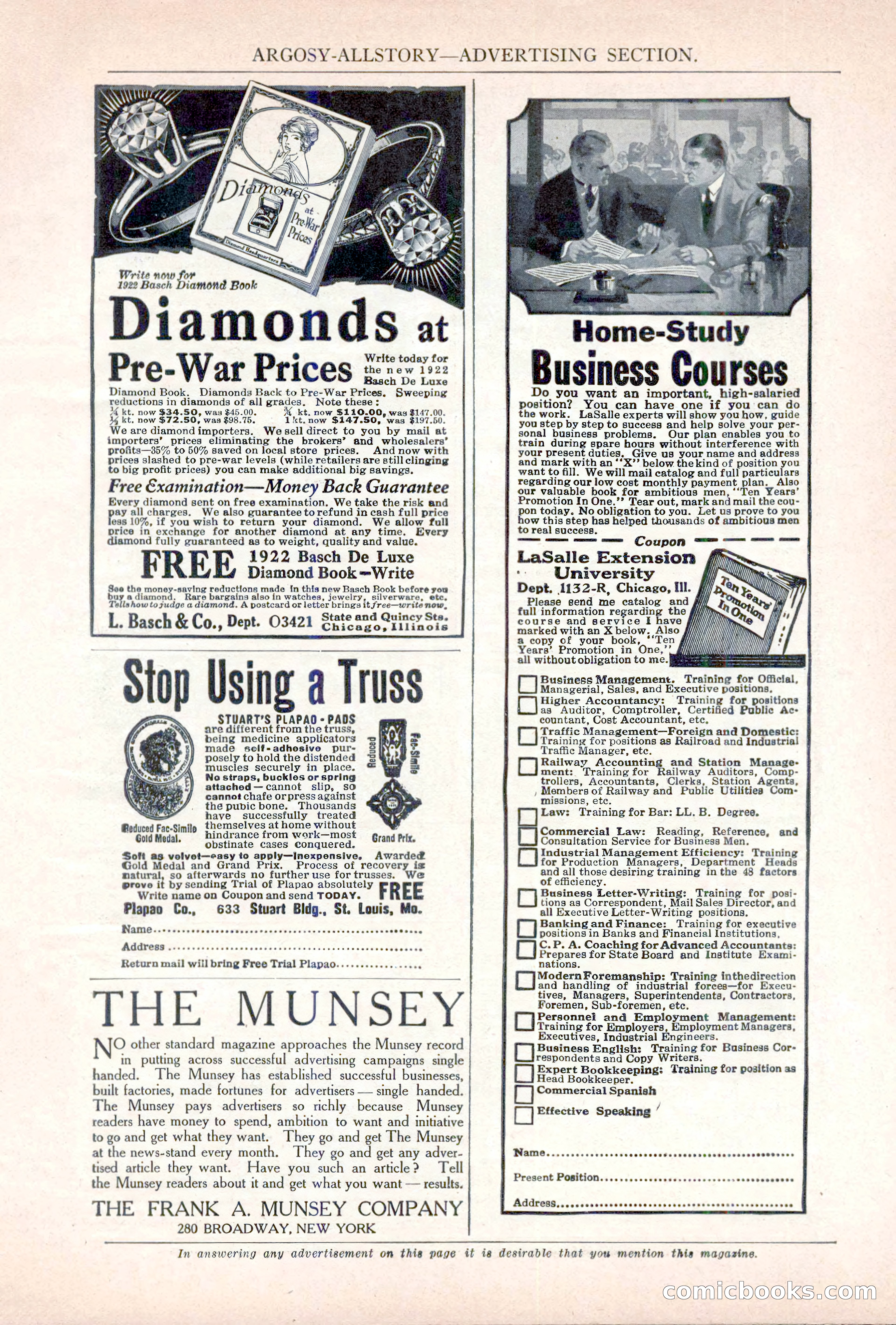 Argosy All-Story Weekly, November 5, 1921 — page 175 of 180