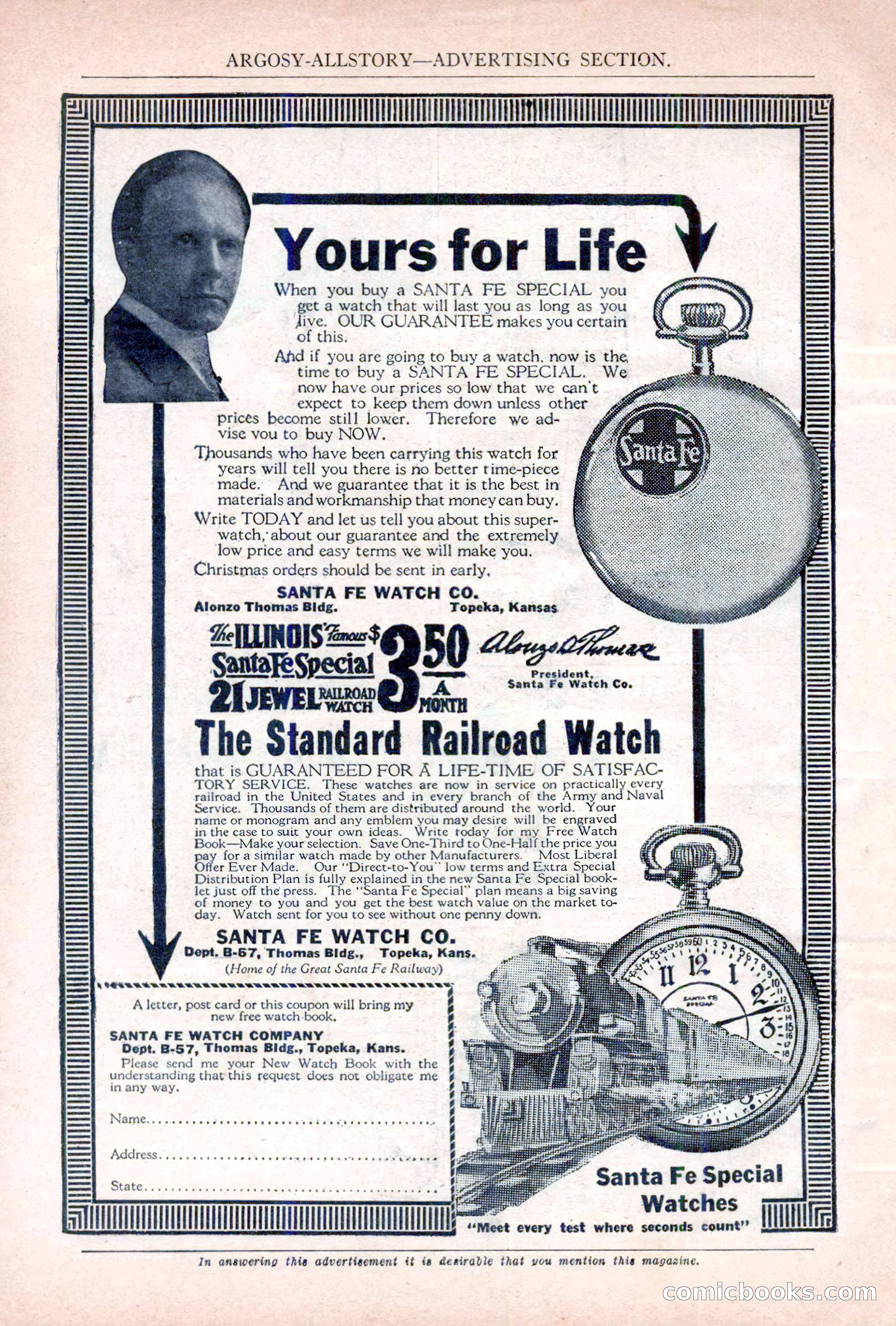 Argosy All-Story Weekly, November 5, 1921 — page 178 of 180