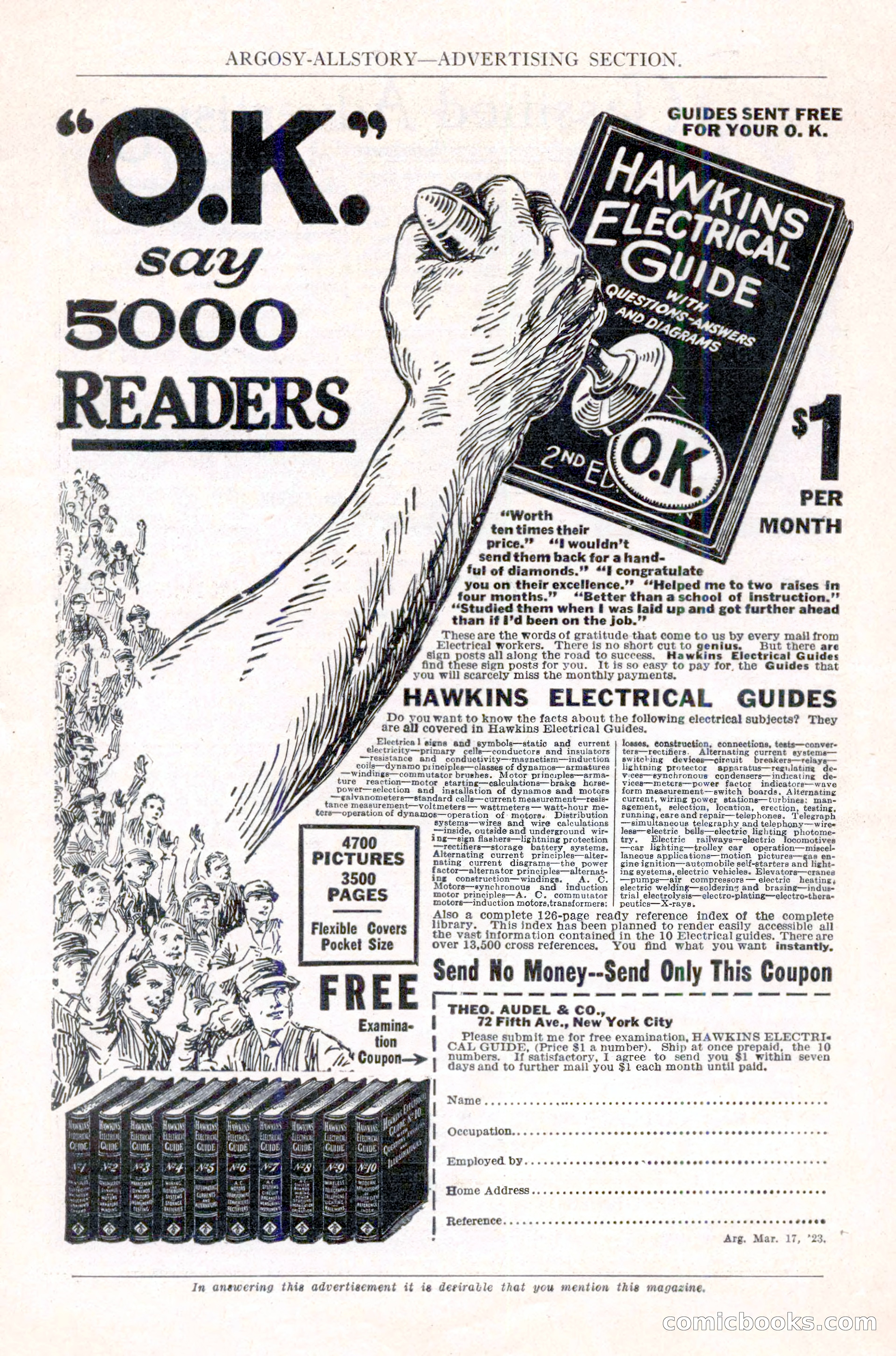 Argosy All-Story Weekly, March 17, 1923 — page 5 of 180