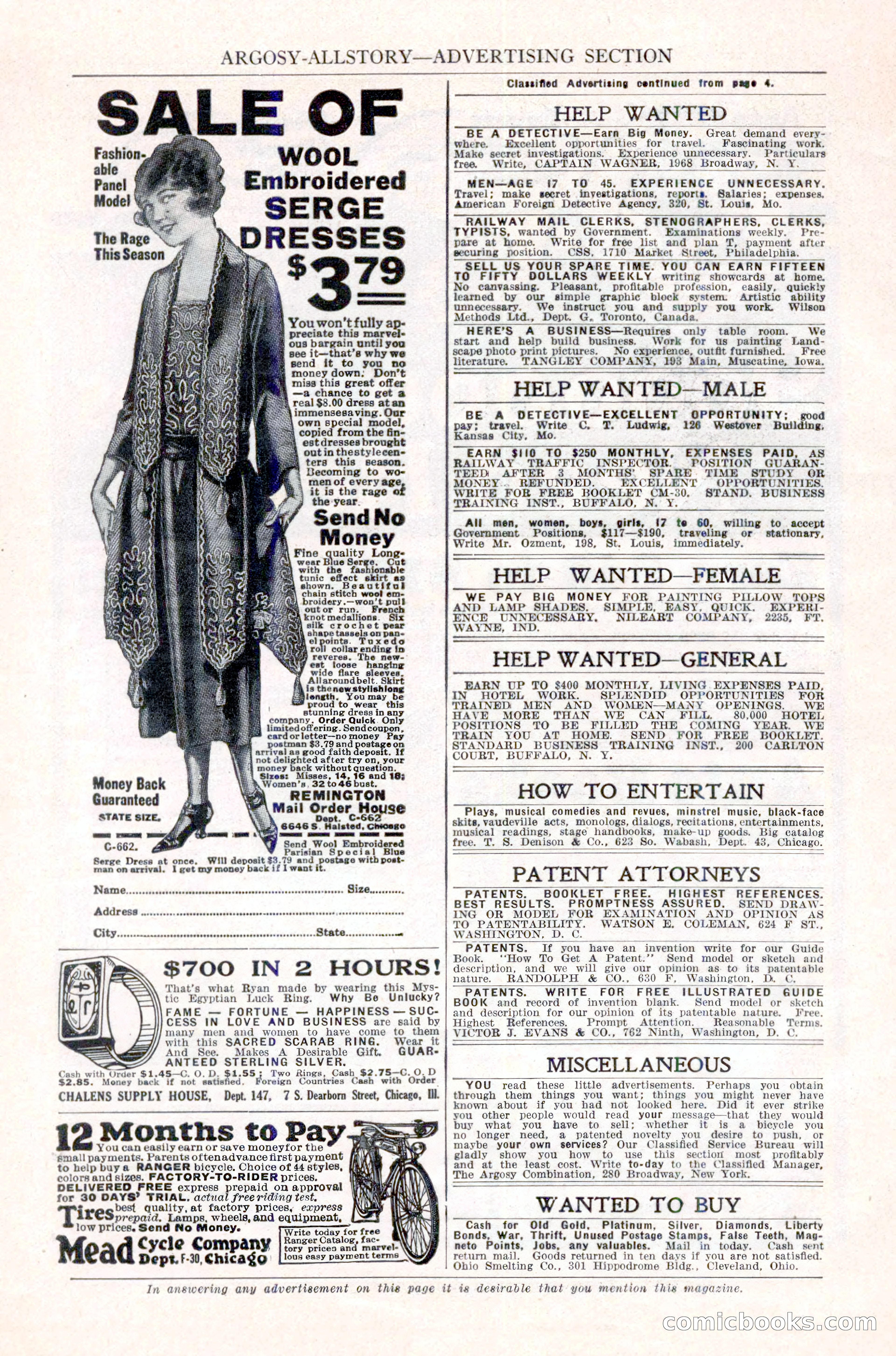 Argosy All-Story Weekly, March 17, 1923 — page 8 of 180