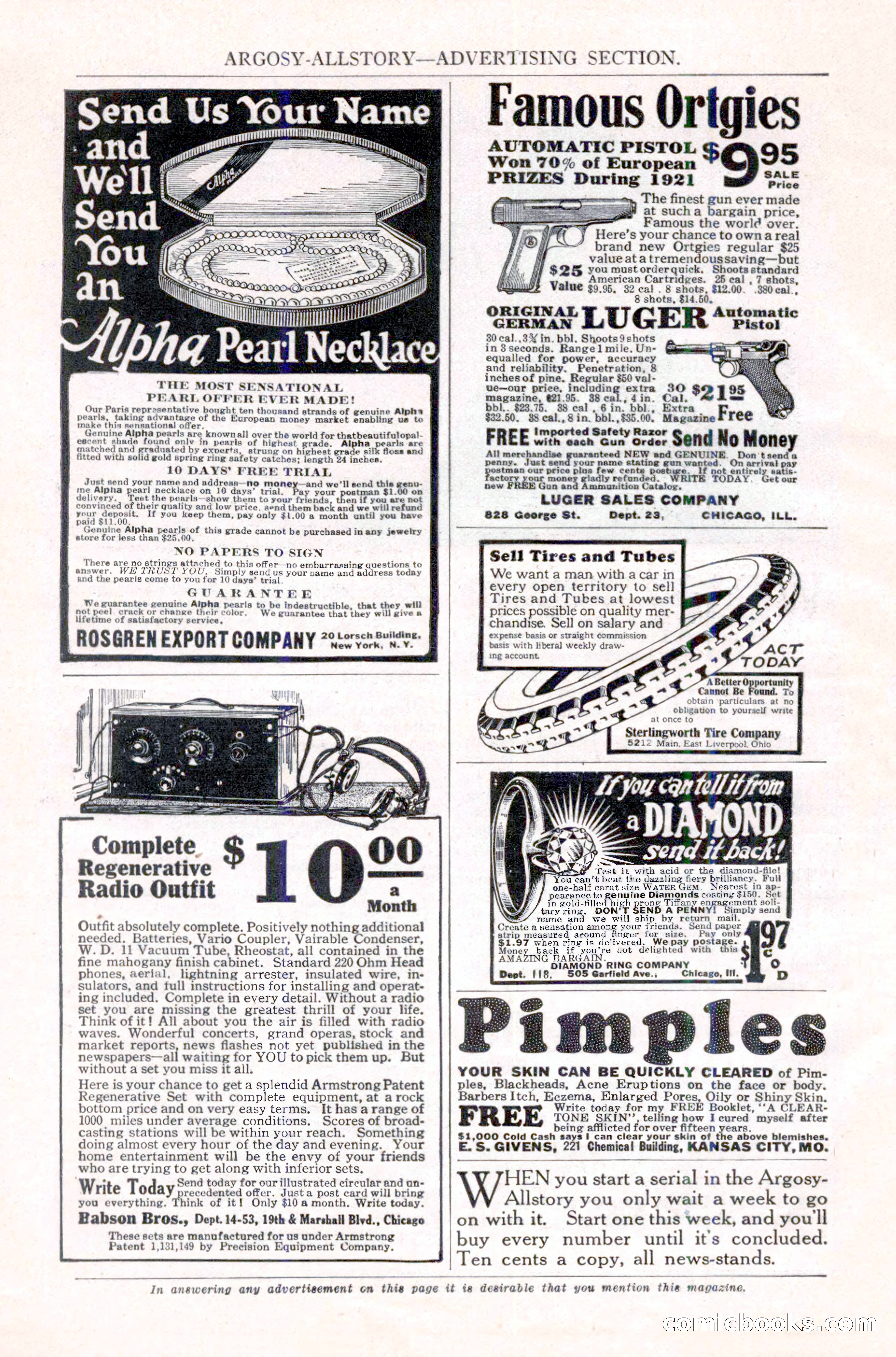Argosy All-Story Weekly, March 17, 1923 — page 10 of 180