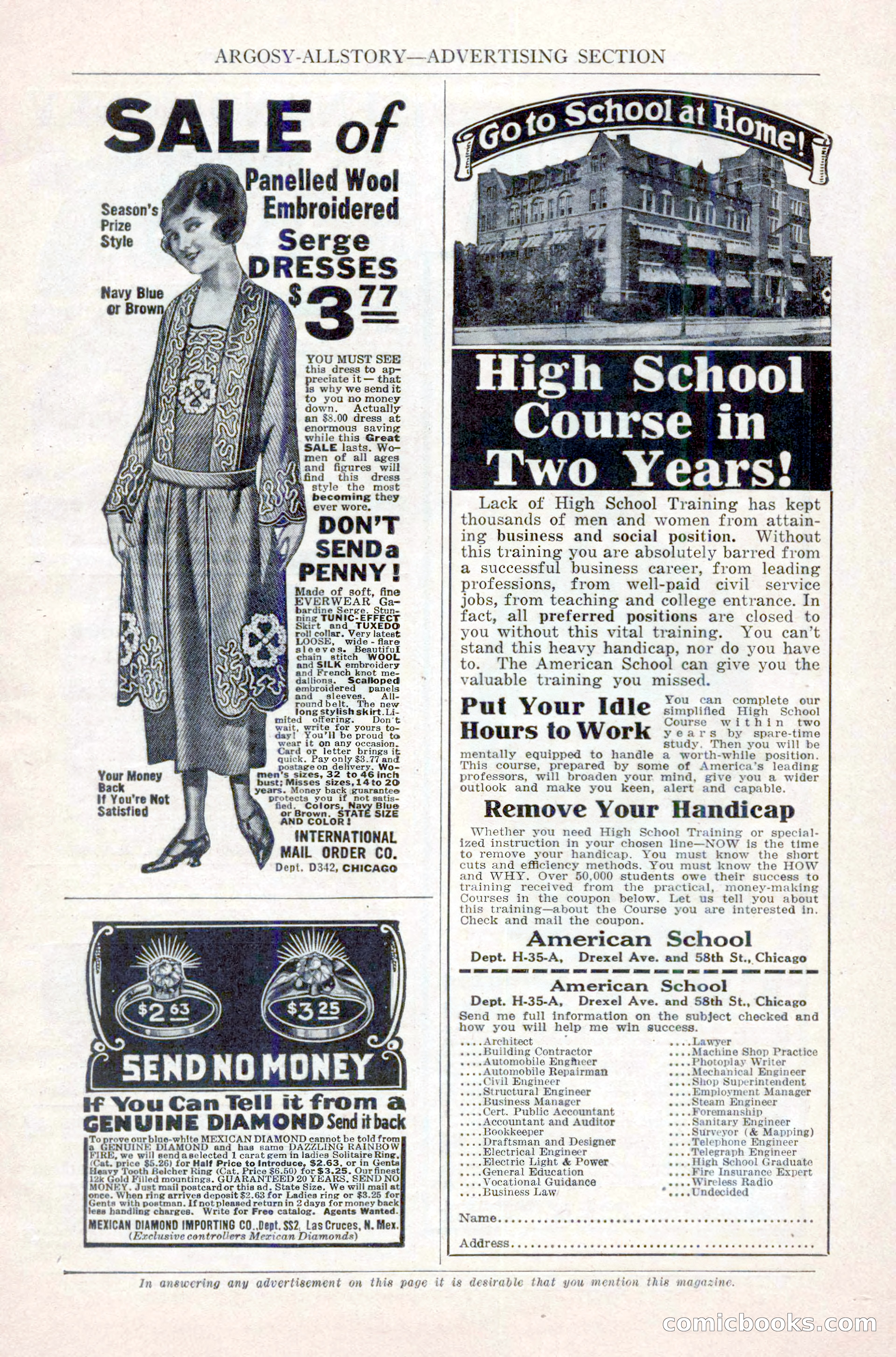 Argosy All-Story Weekly, March 17, 1923 — page 11 of 180