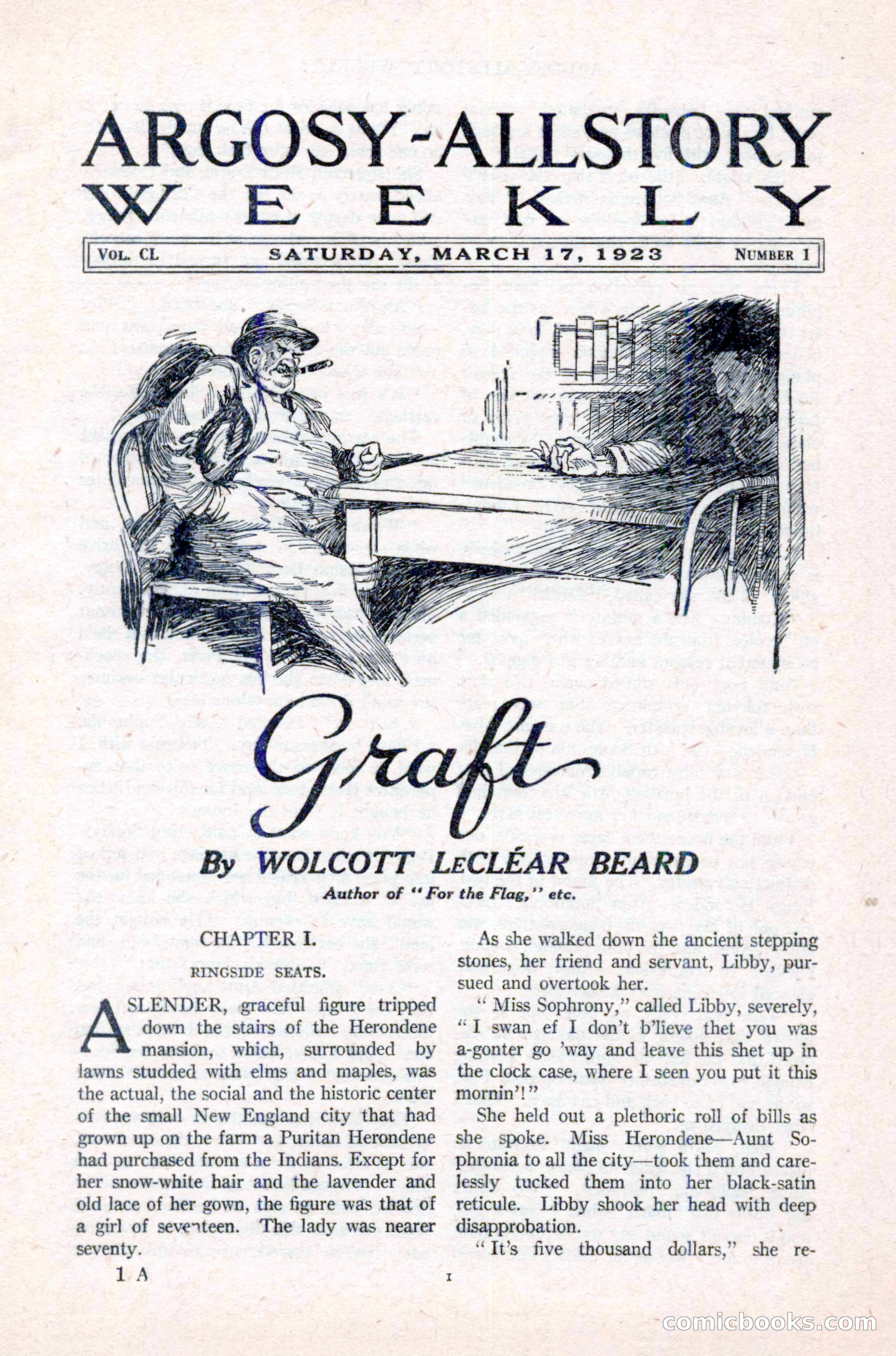 Argosy All-Story Weekly, March 17, 1923 — page 15 of 180