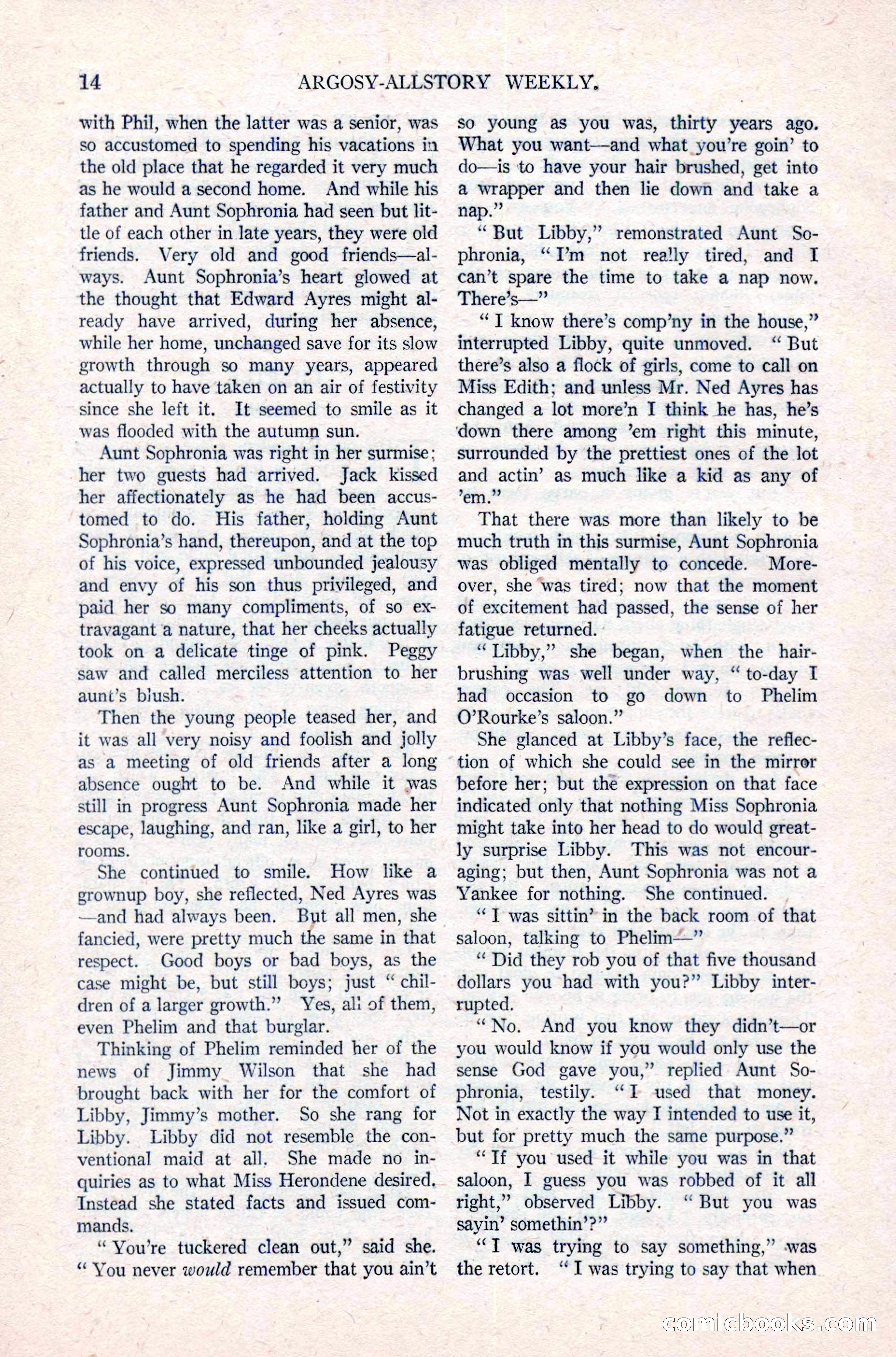 Argosy All-Story Weekly, March 17, 1923 — page 28 of 180