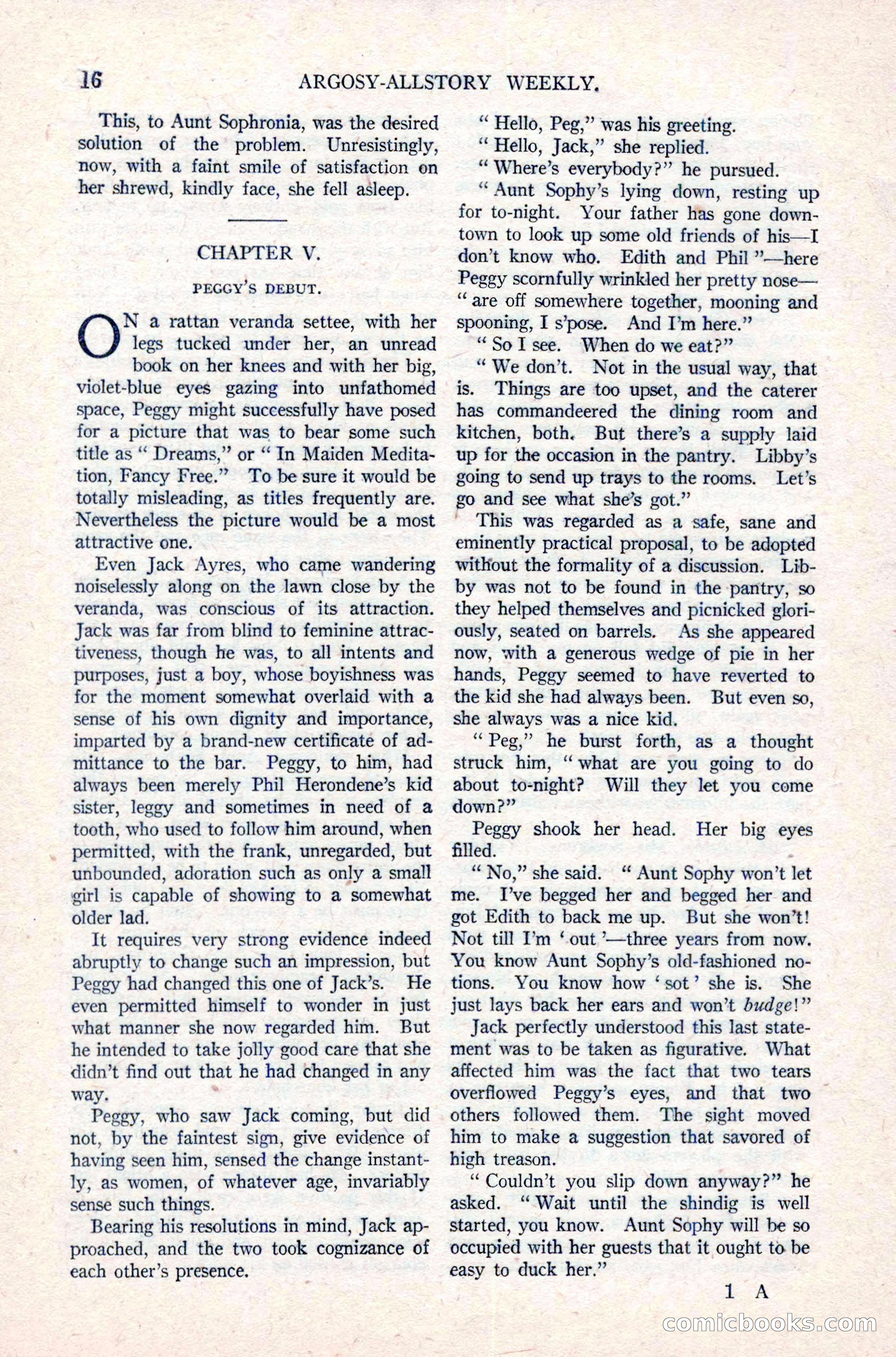Argosy All-Story Weekly, March 17, 1923 — page 30 of 180