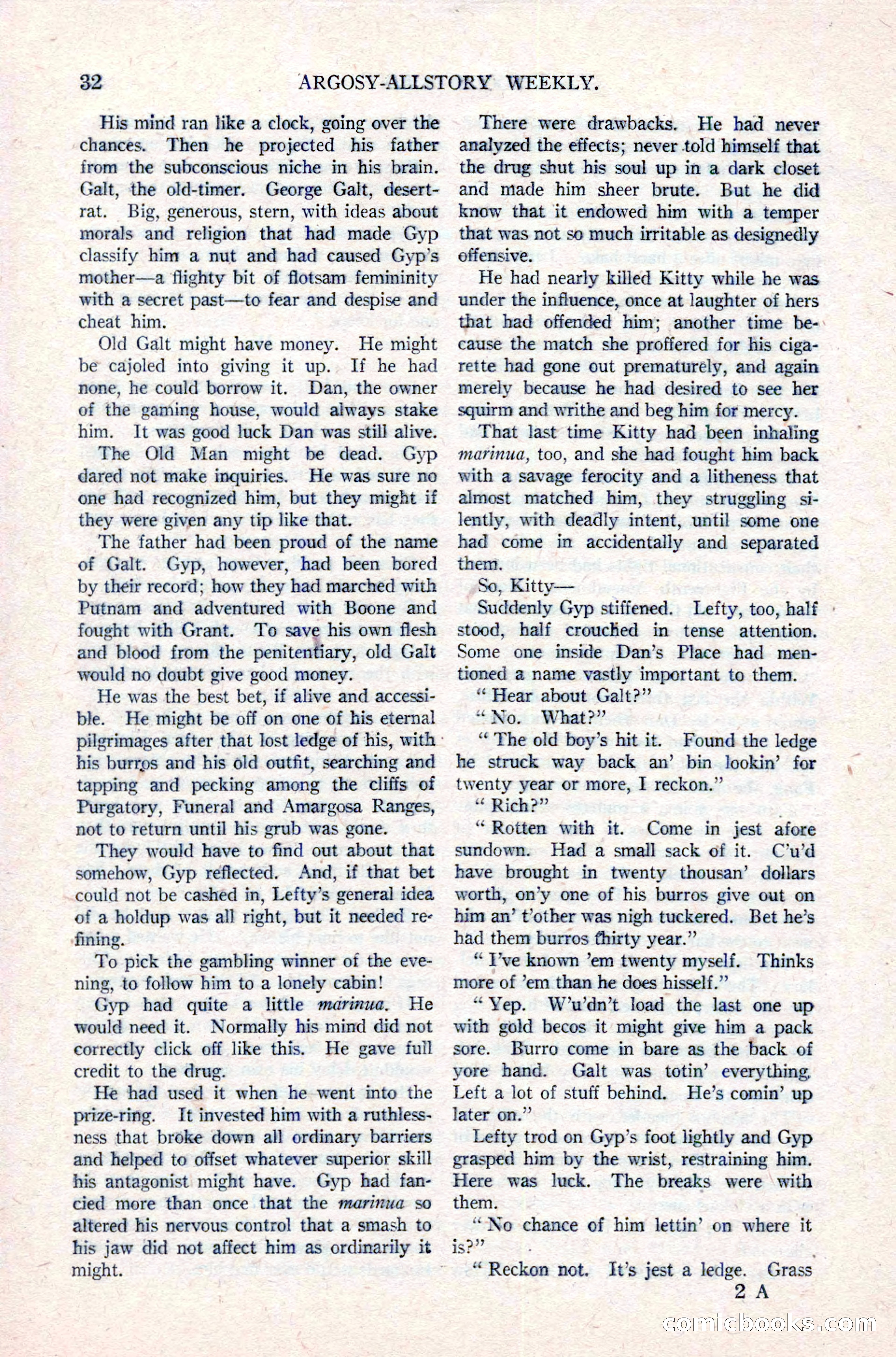 Argosy All-Story Weekly, March 17, 1923 — page 46 of 180
