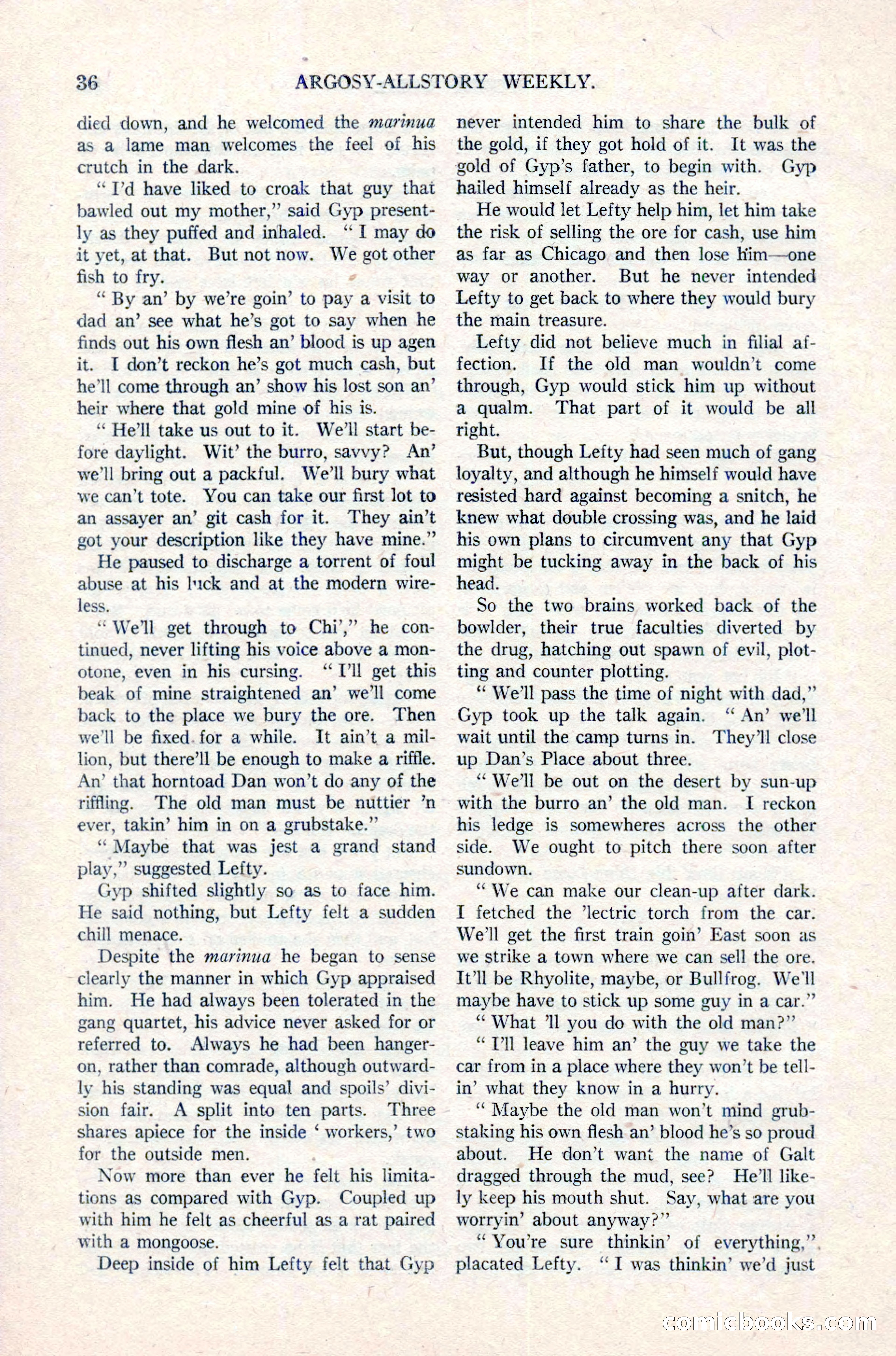 Argosy All-Story Weekly, March 17, 1923 — page 50 of 180