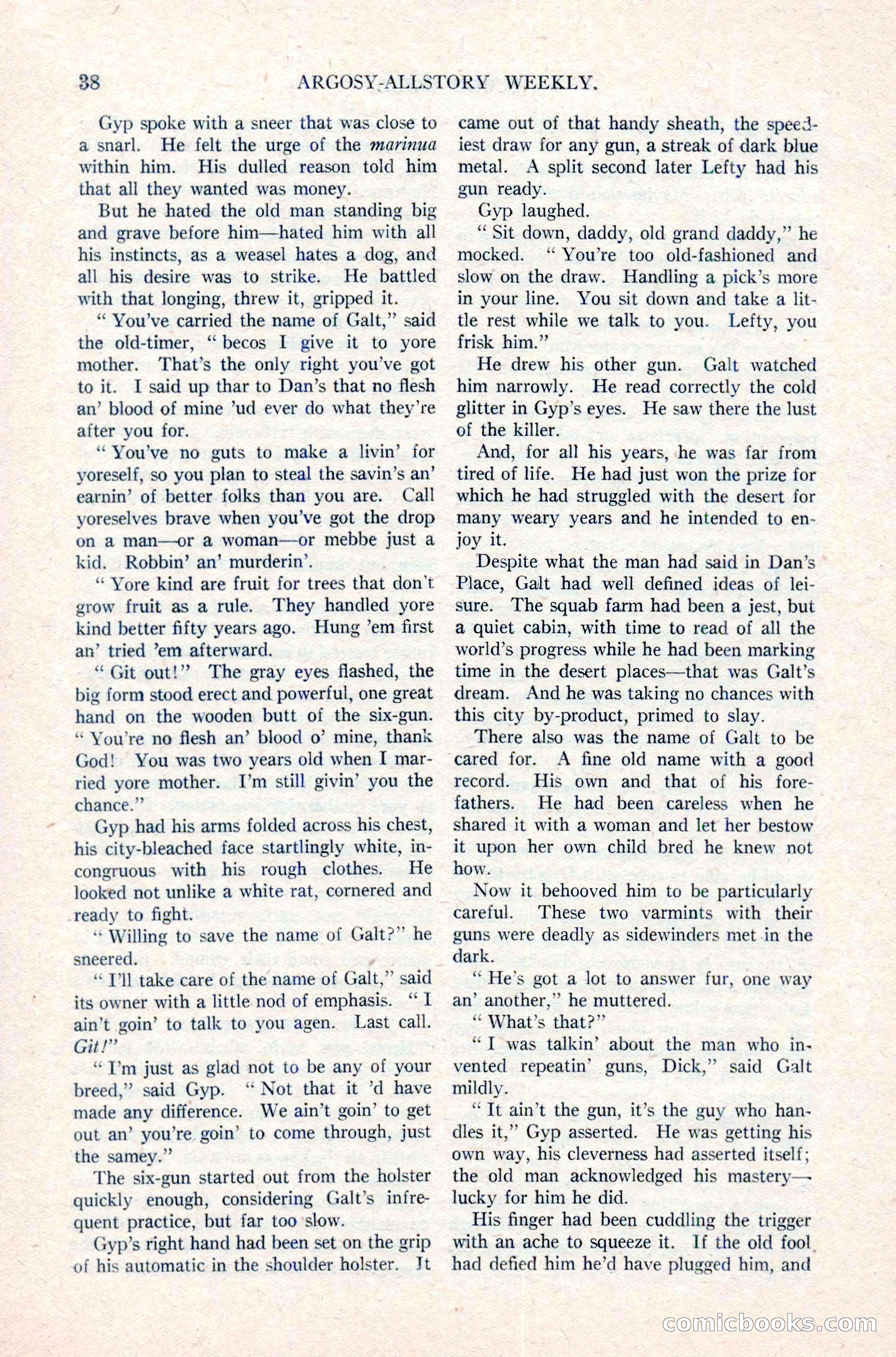 Argosy All-Story Weekly, March 17, 1923 — page 52 of 180