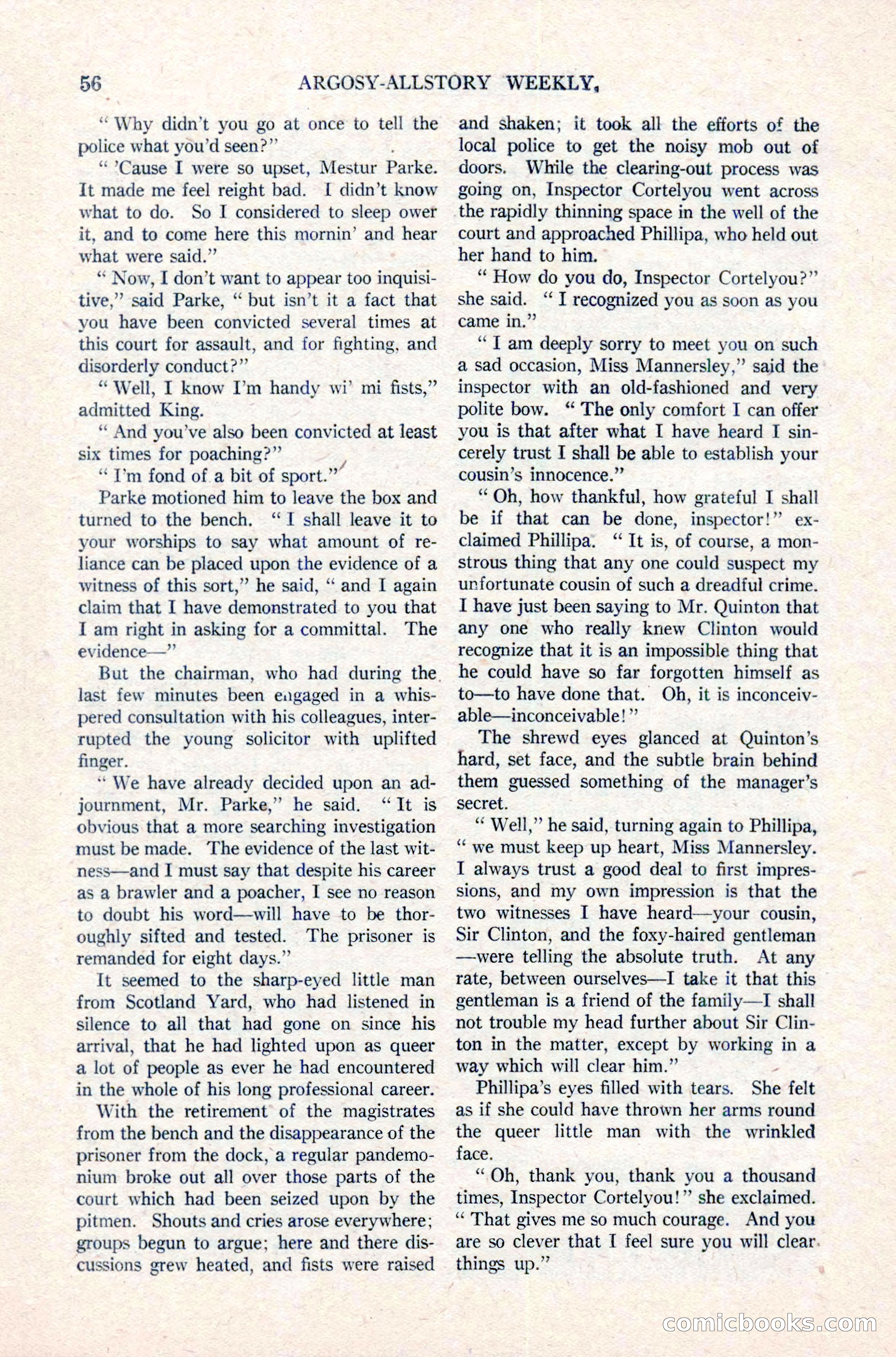 Argosy All-Story Weekly, March 17, 1923 — page 70 of 180