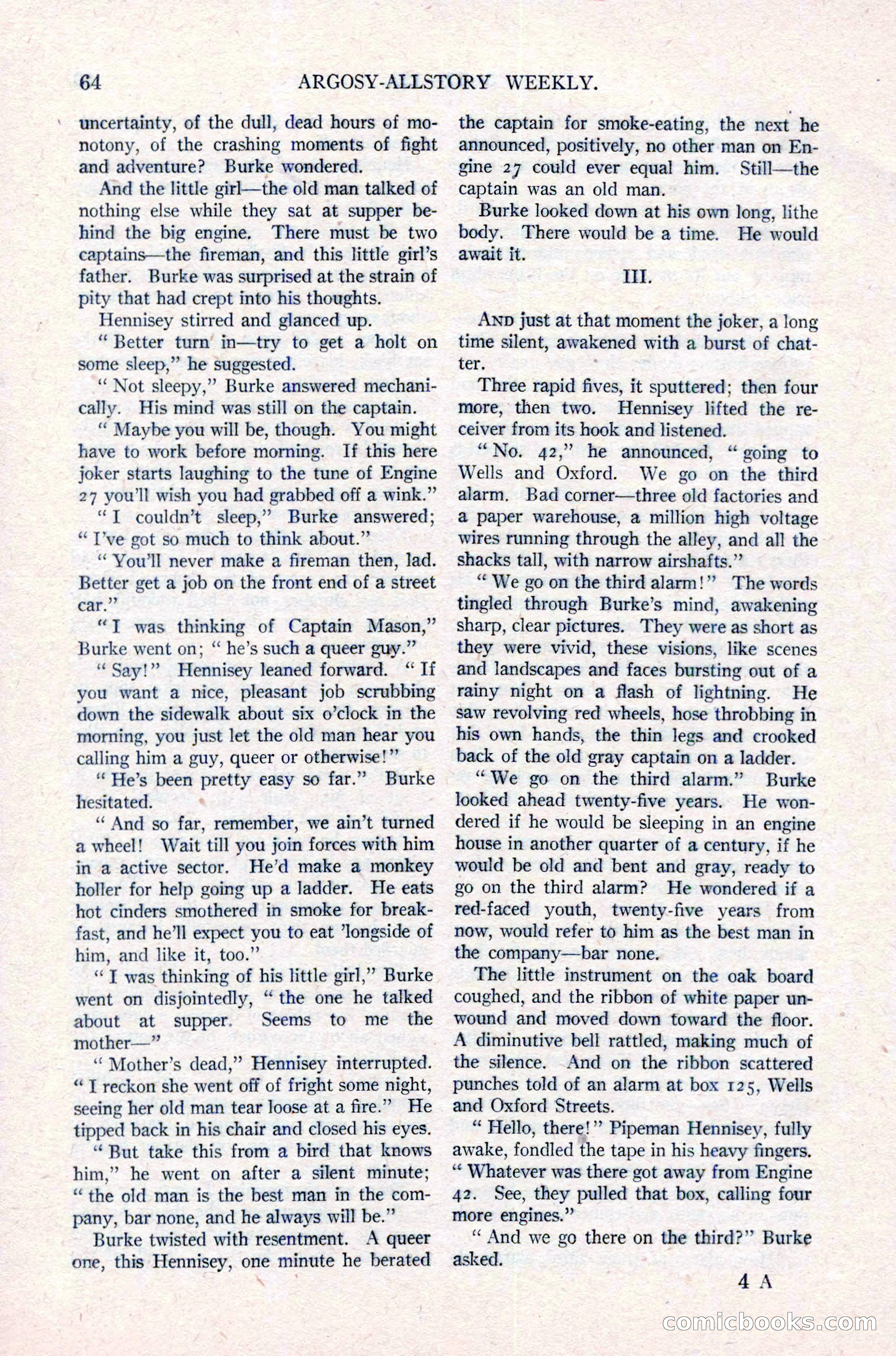Argosy All-Story Weekly, March 17, 1923 — page 78 of 180