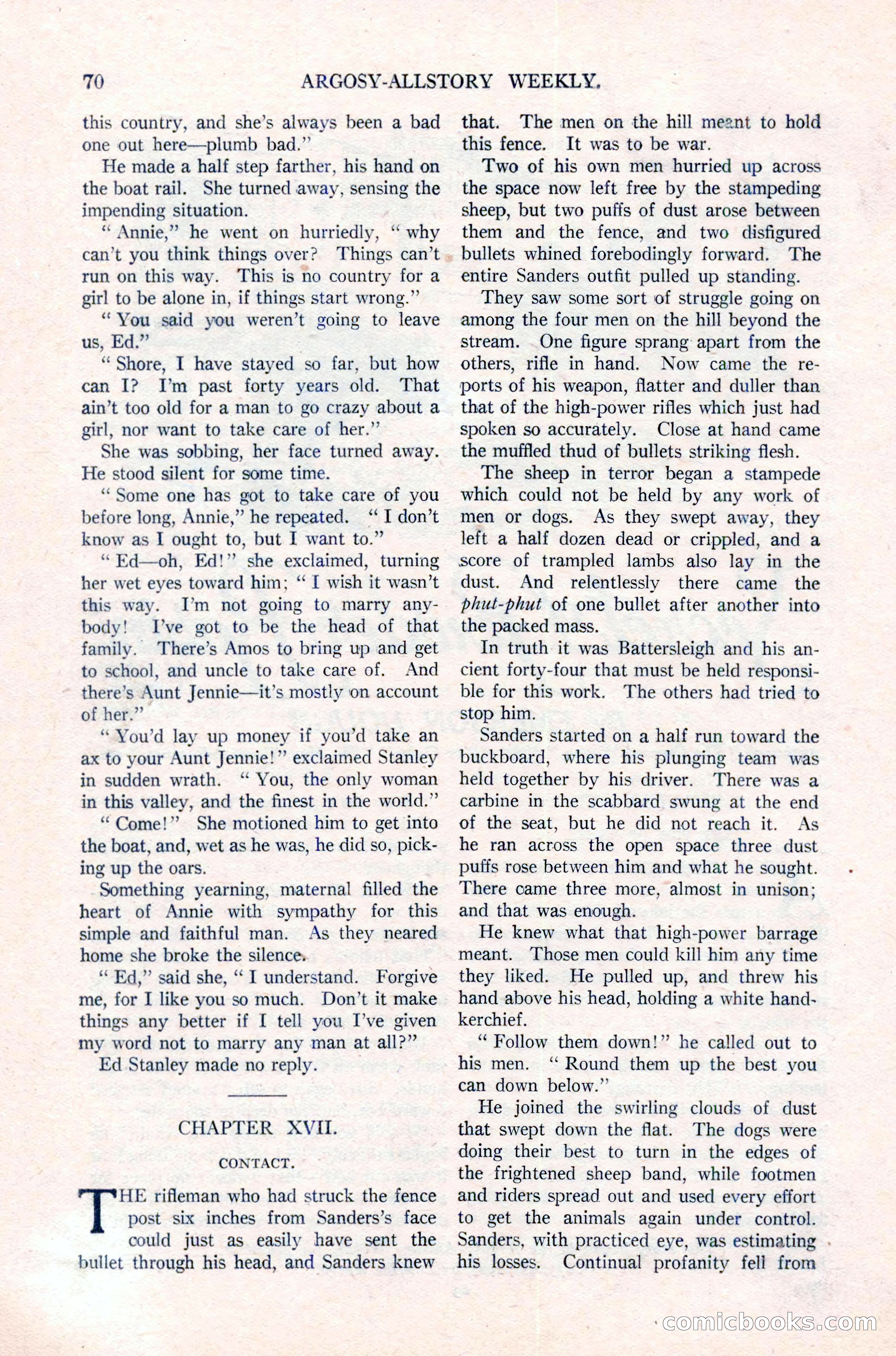 Argosy All-Story Weekly, March 17, 1923 — page 84 of 180
