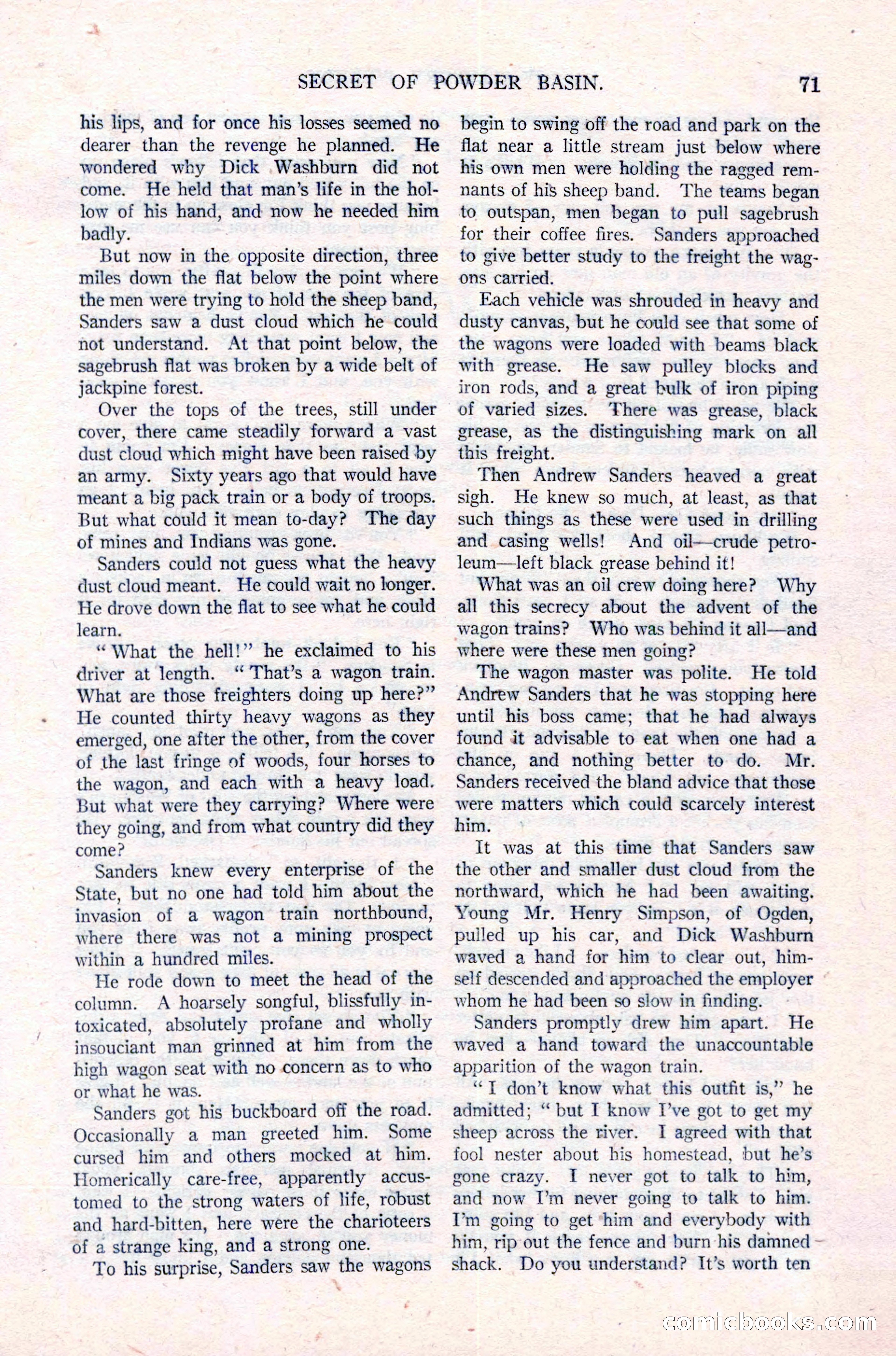 Argosy All-Story Weekly, March 17, 1923 — page 85 of 180