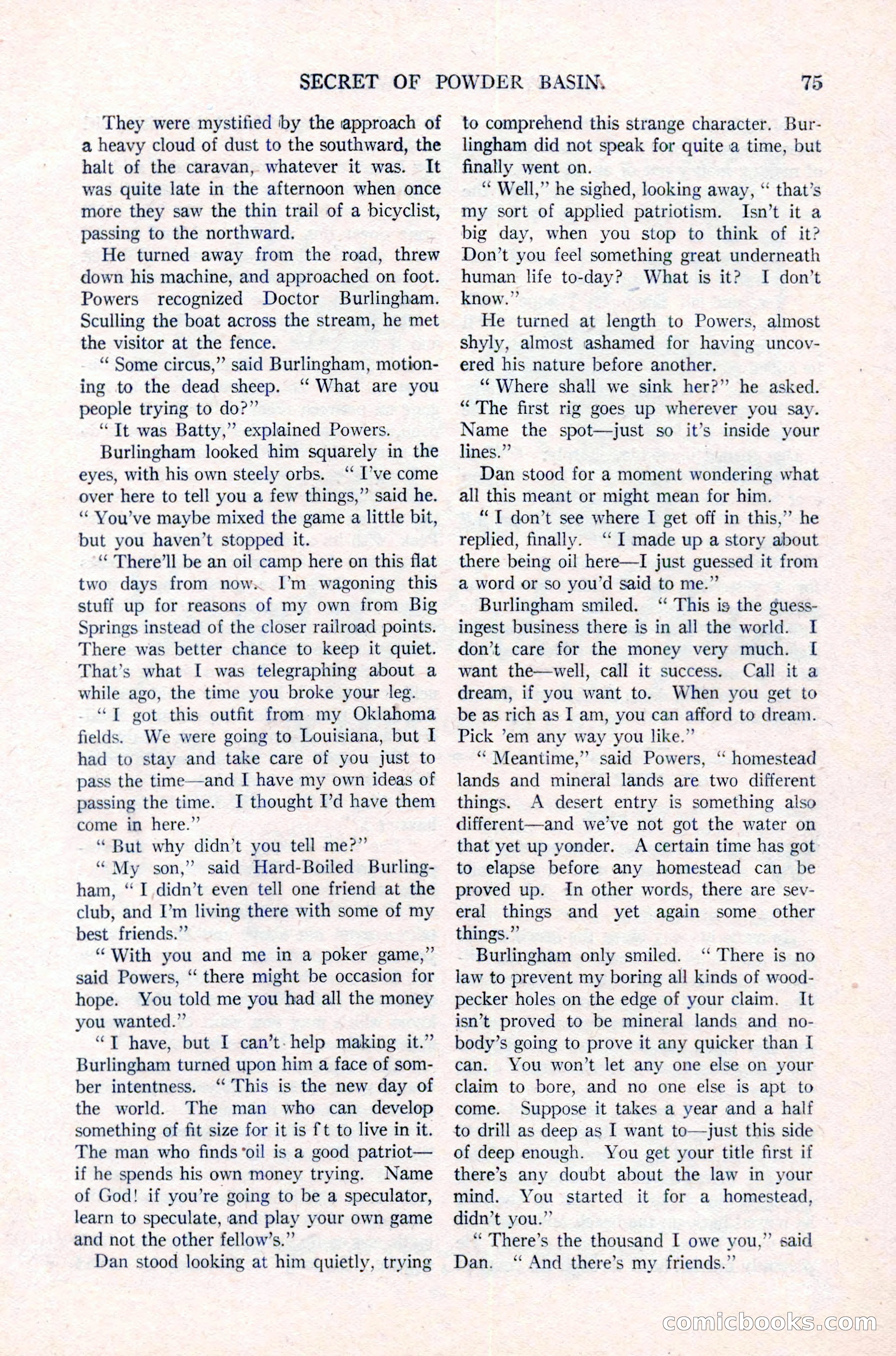 Argosy All-Story Weekly, March 17, 1923 — page 89 of 180