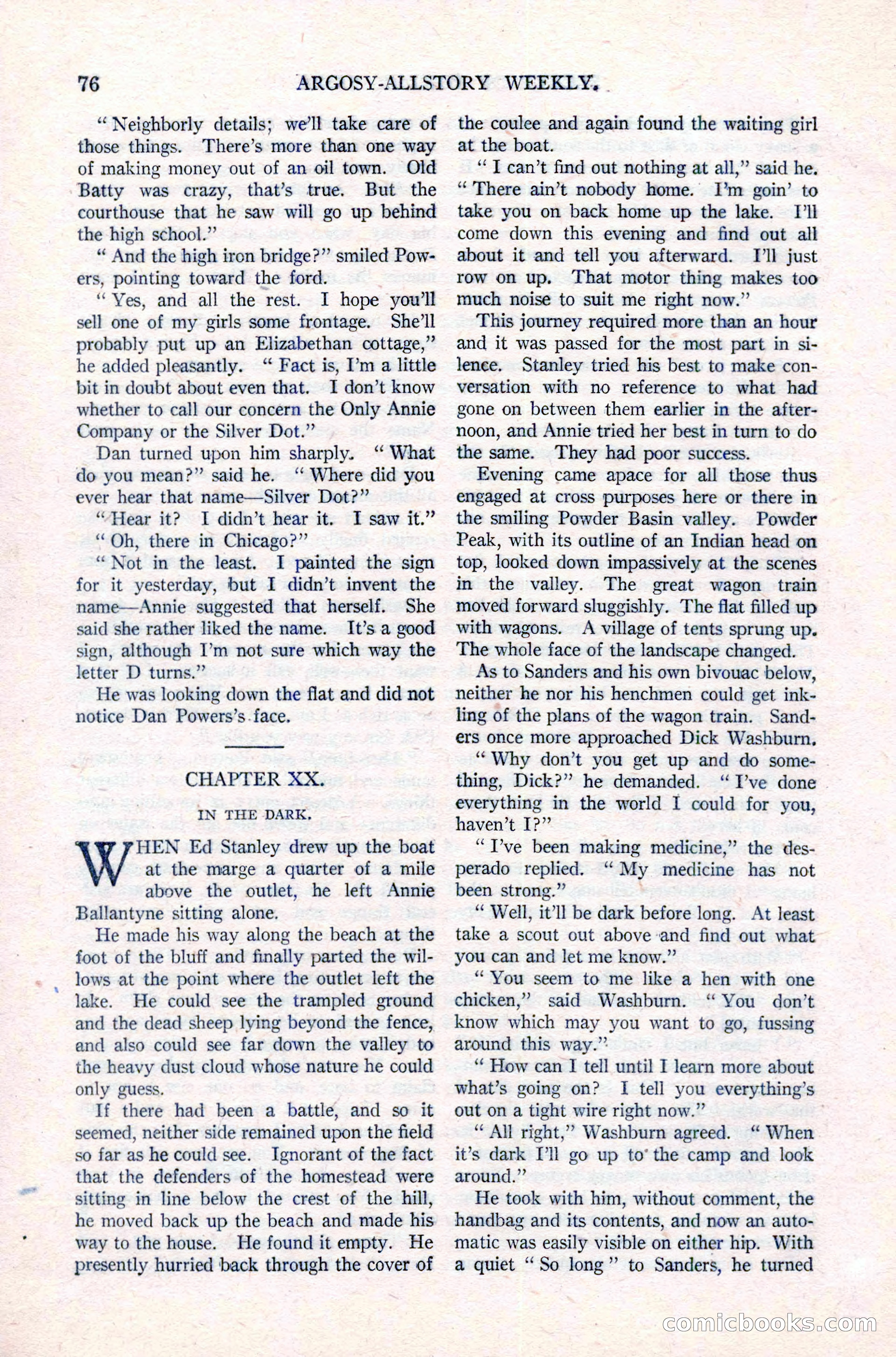 Argosy All-Story Weekly, March 17, 1923 — page 90 of 180