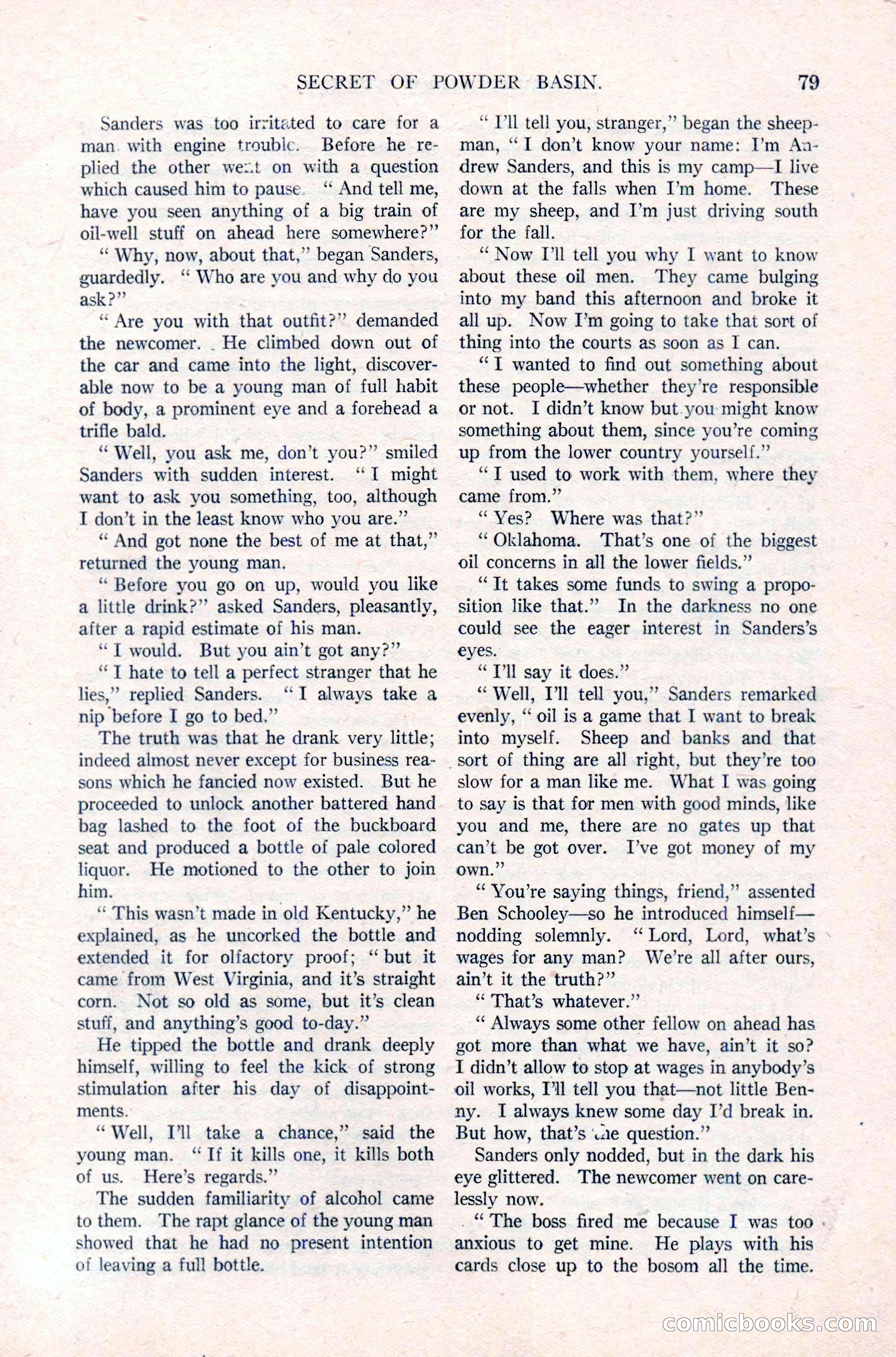 Argosy All-Story Weekly, March 17, 1923 — page 93 of 180