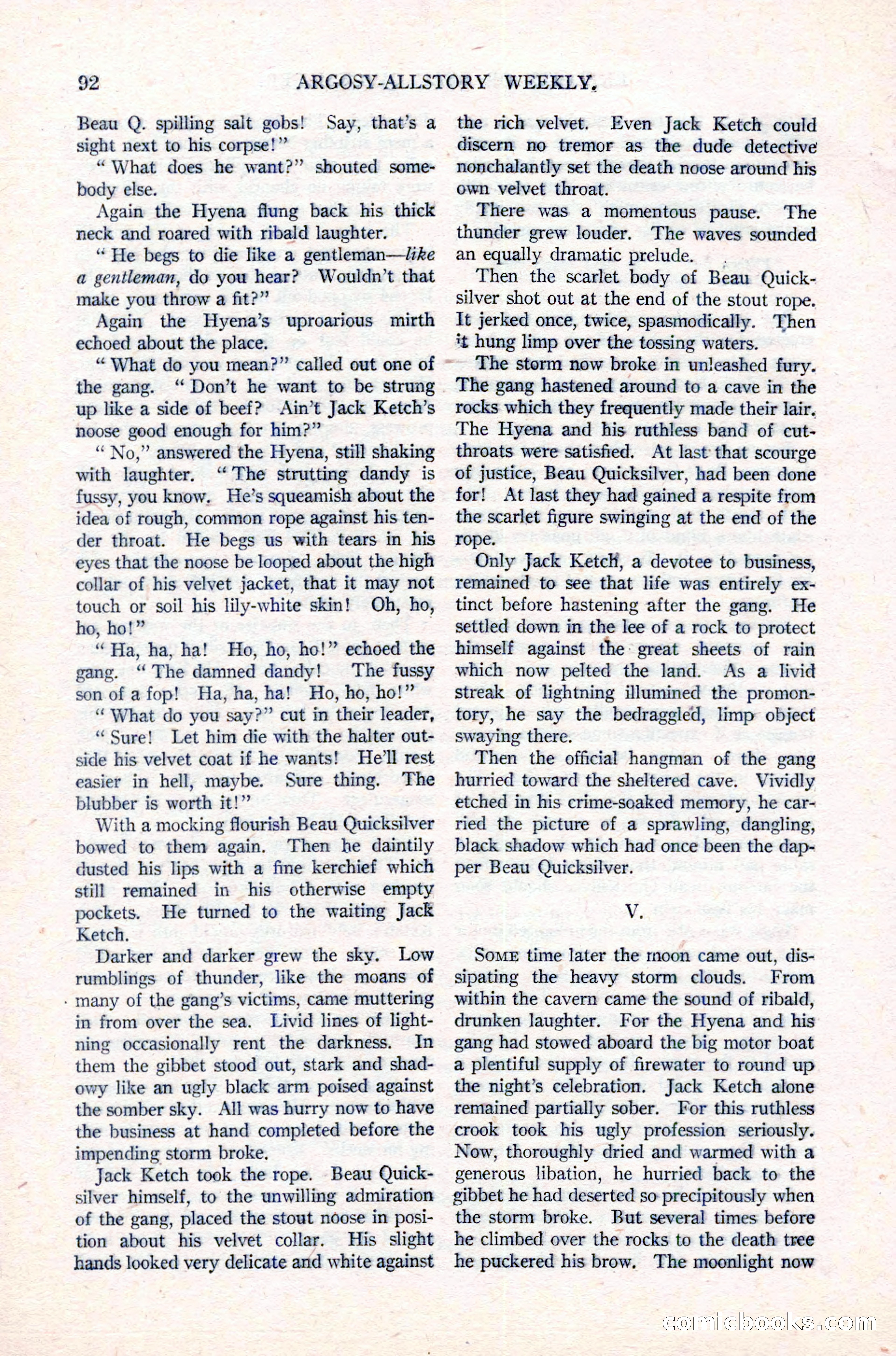 Argosy All-Story Weekly, March 17, 1923 — page 106 of 180