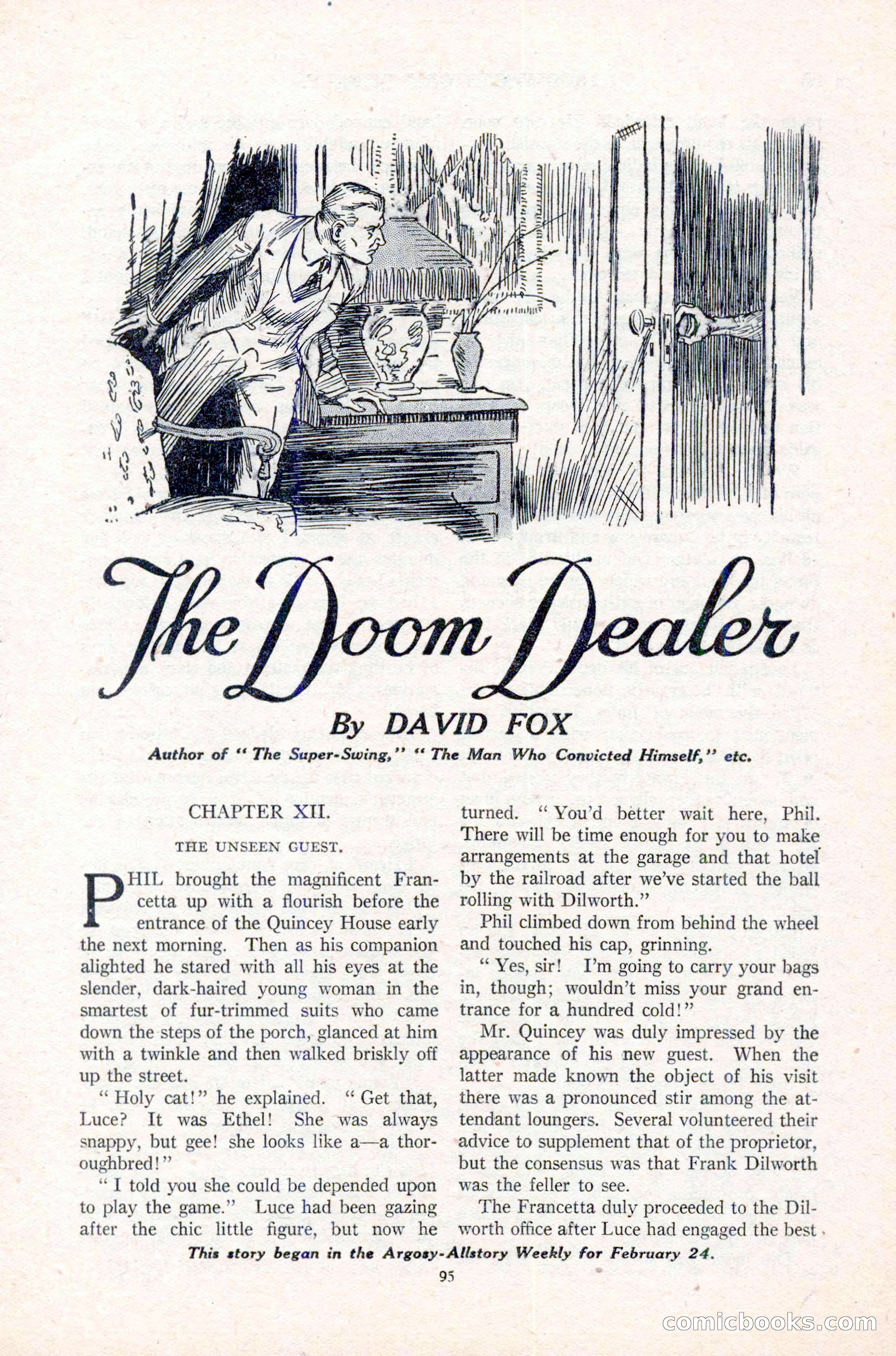 Argosy All-Story Weekly, March 17, 1923 — page 109 of 180