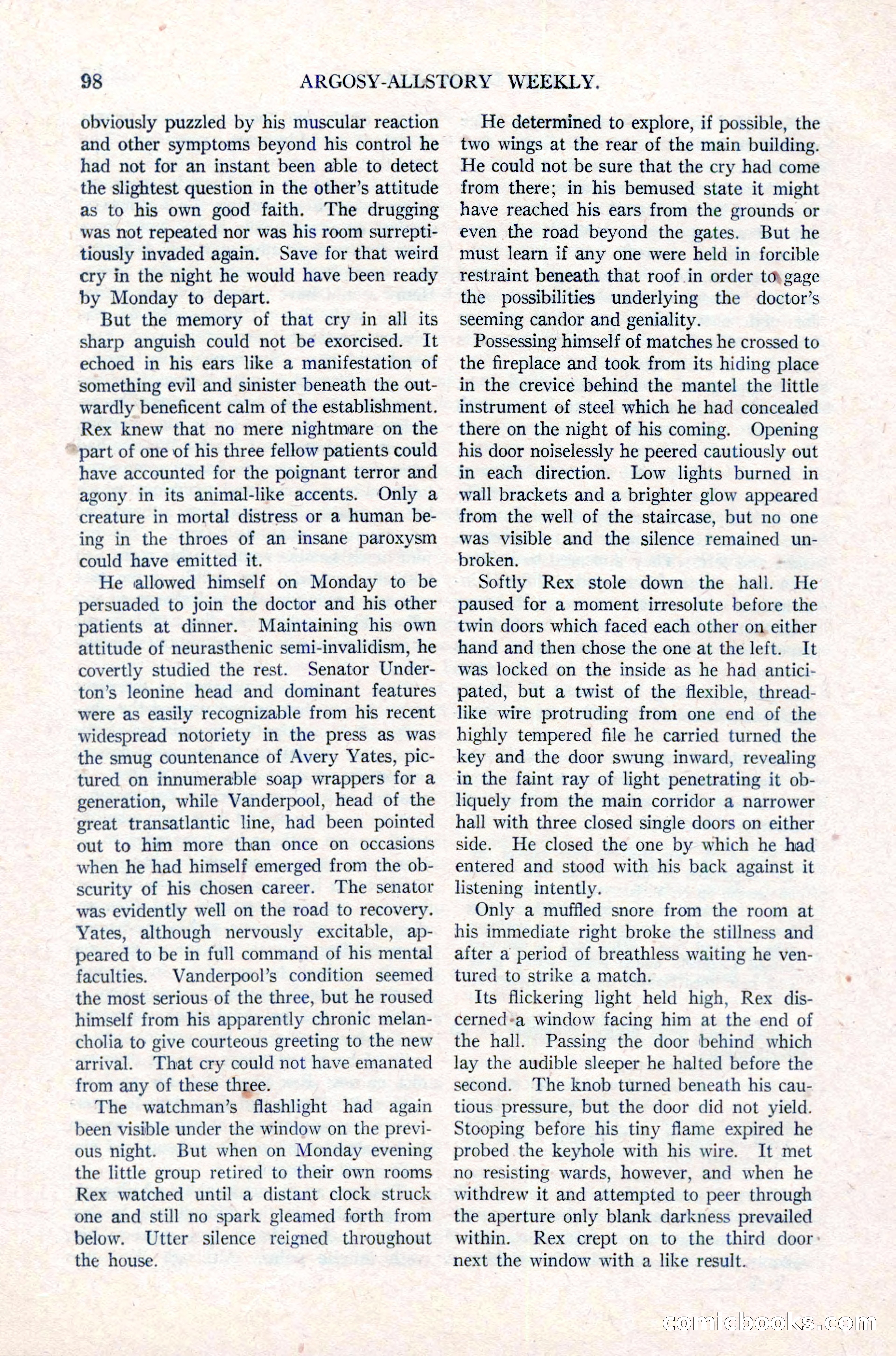 Argosy All-Story Weekly, March 17, 1923 — page 112 of 180