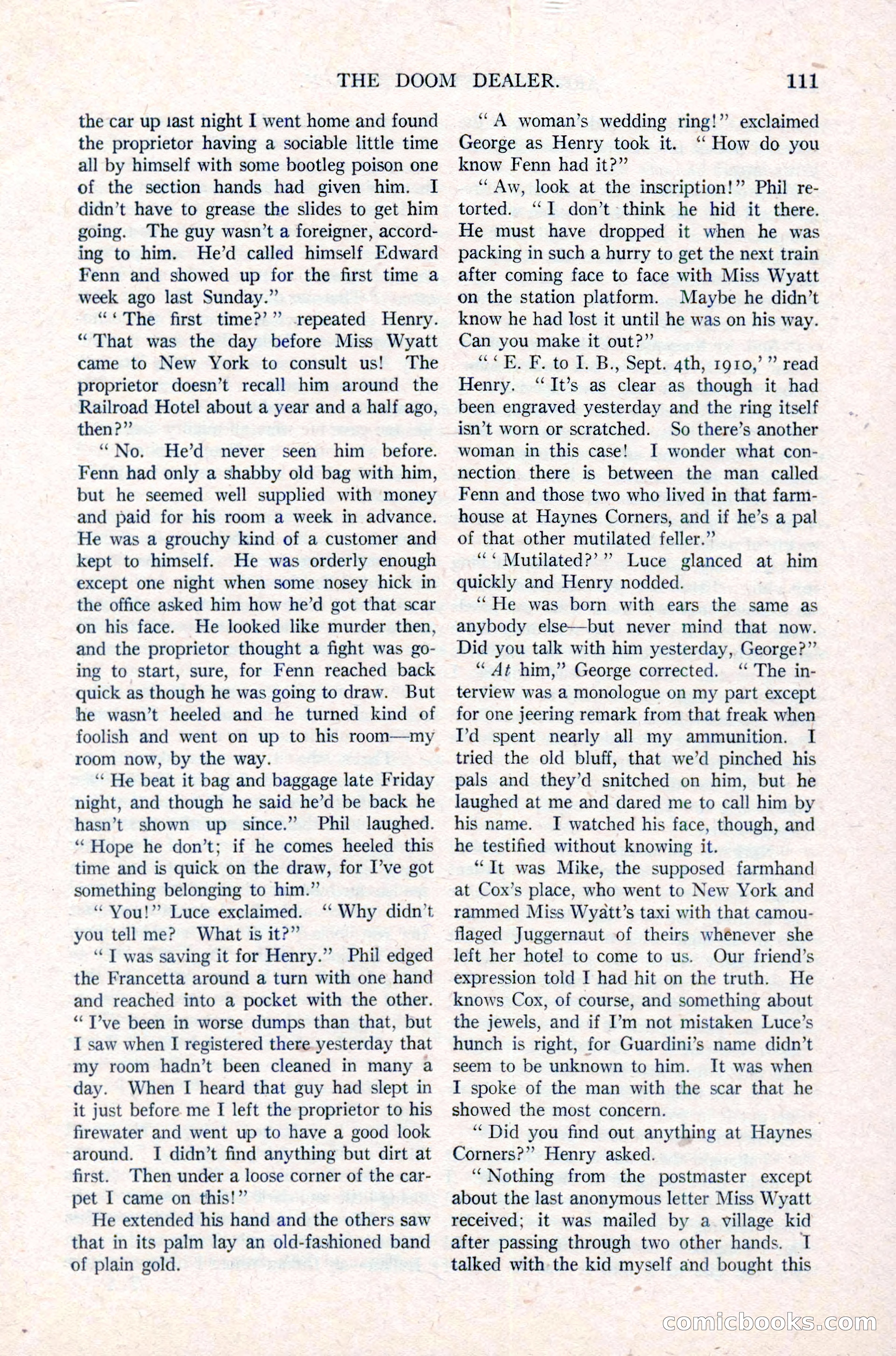 Argosy All-Story Weekly, March 17, 1923 — page 125 of 180