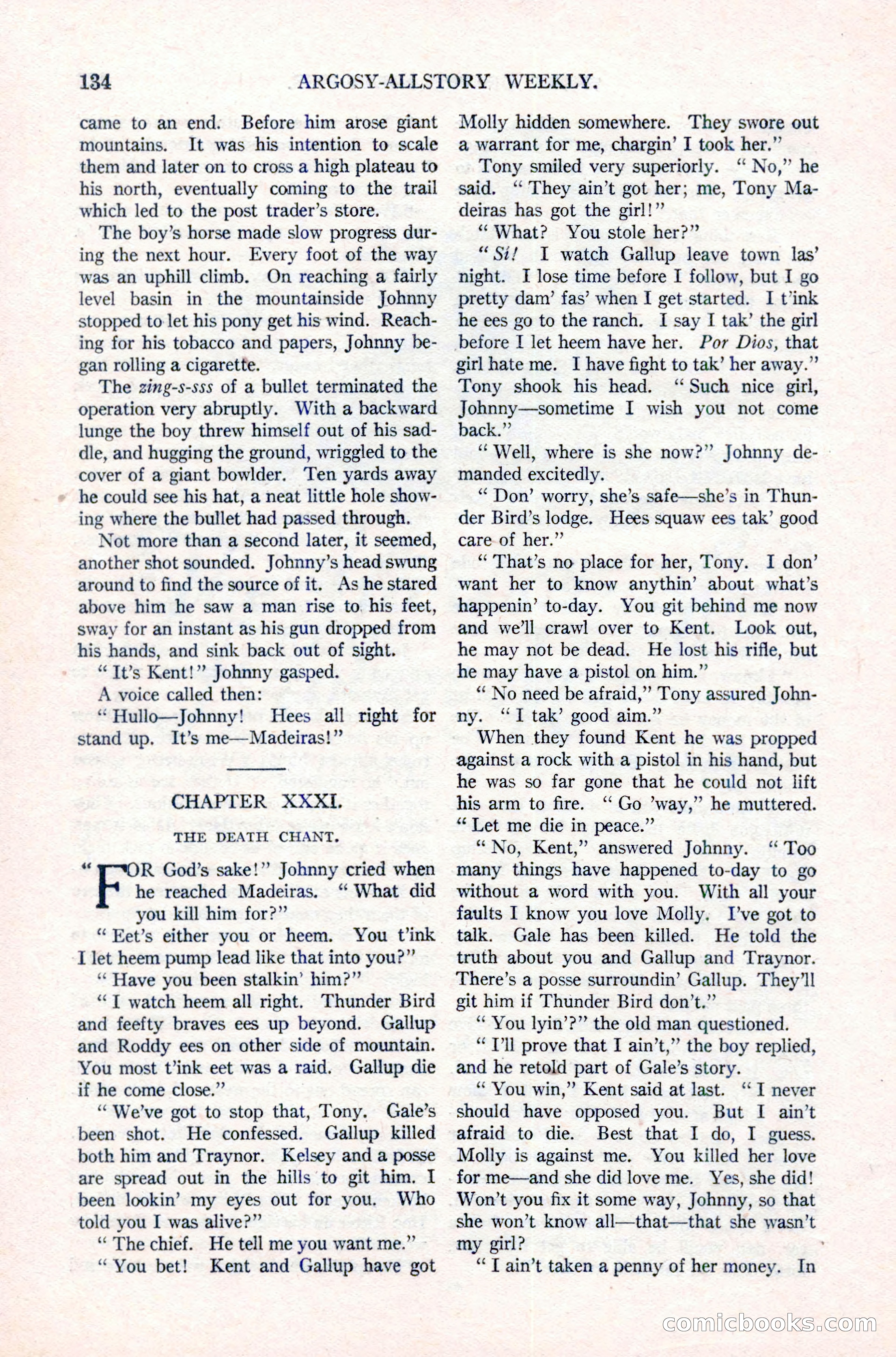 Argosy All-Story Weekly, March 17, 1923 — page 148 of 180