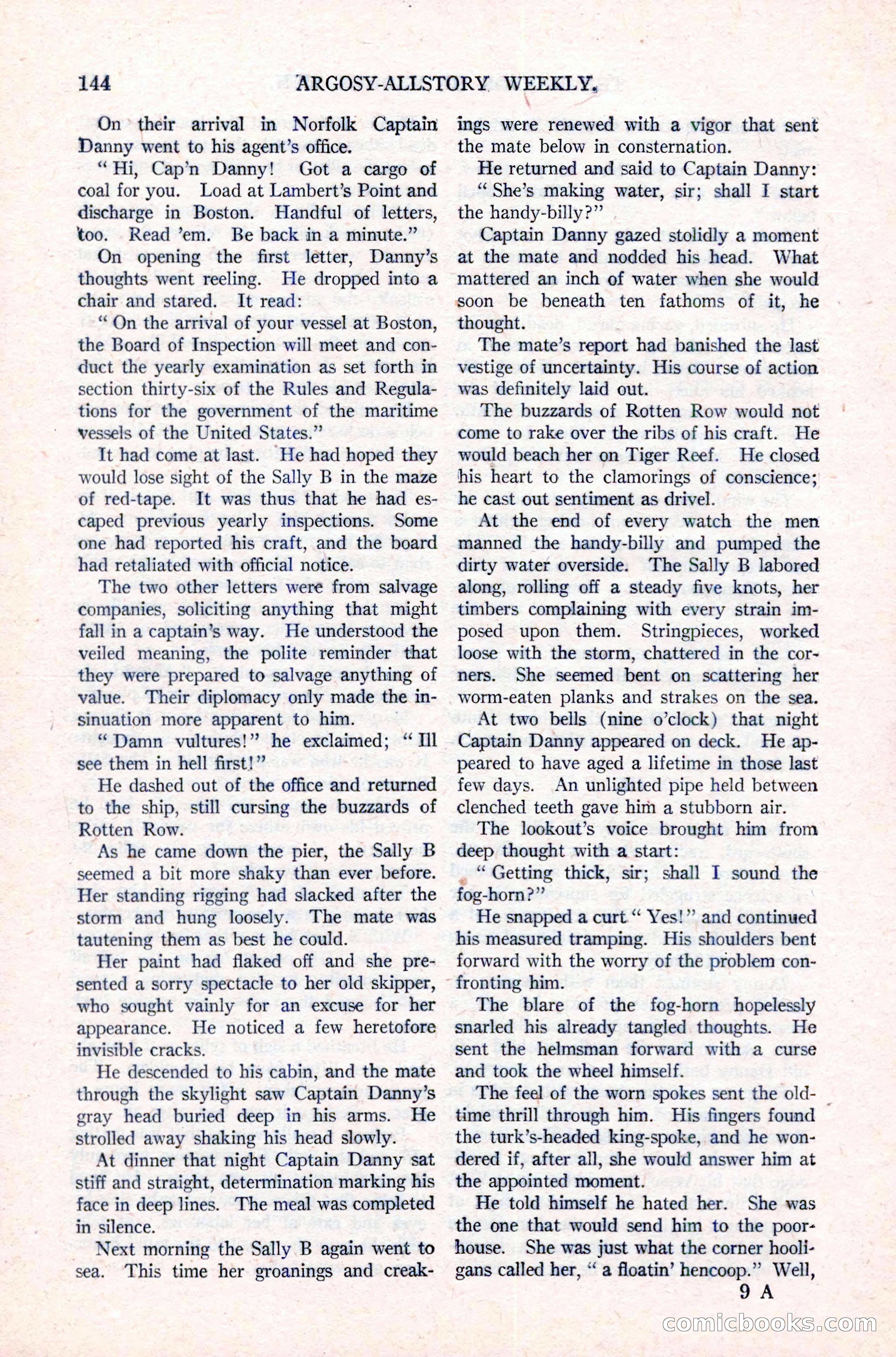 Argosy All-Story Weekly, March 17, 1923 — page 158 of 180