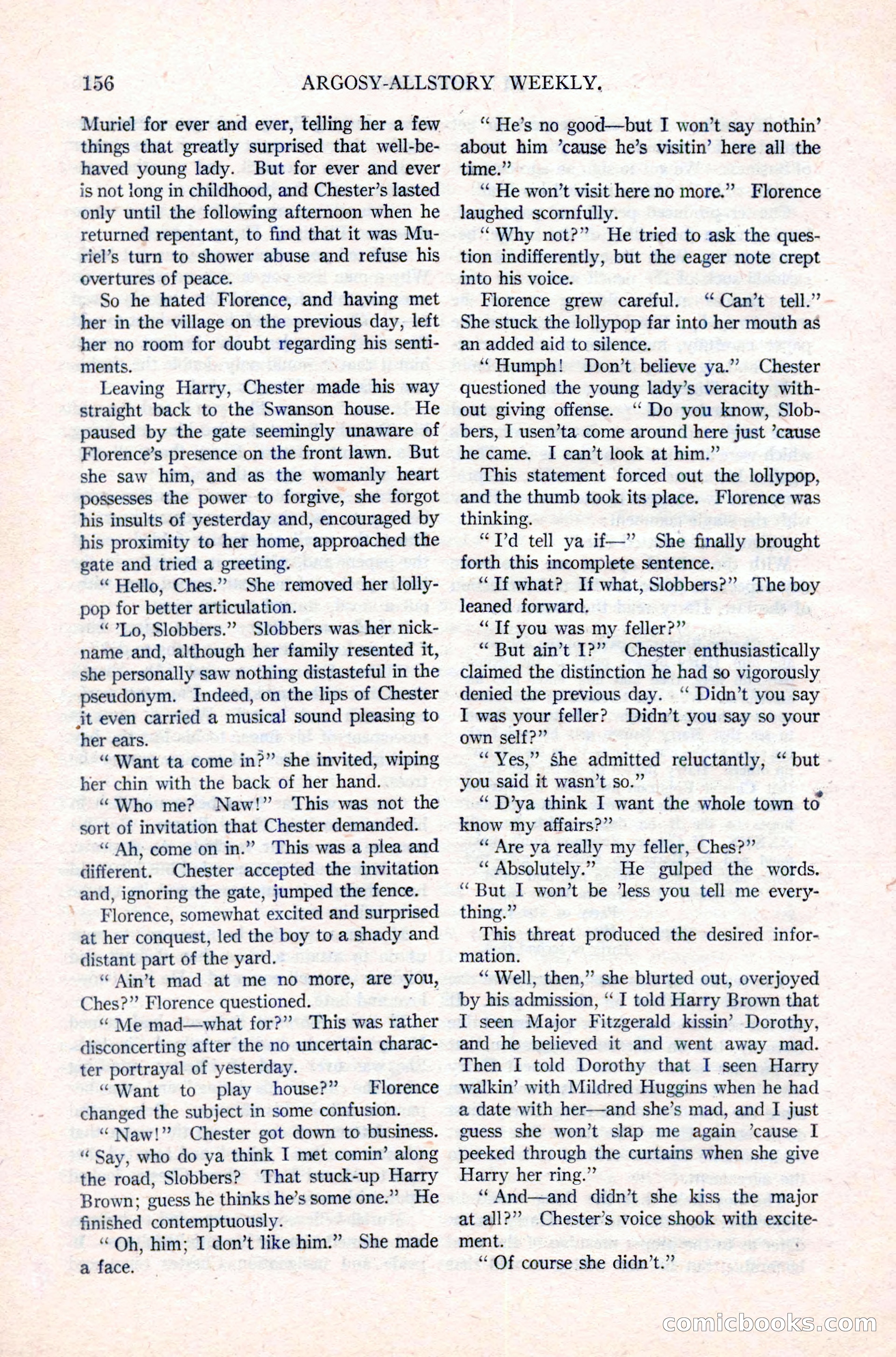 Argosy All-Story Weekly, March 17, 1923 — page 170 of 180