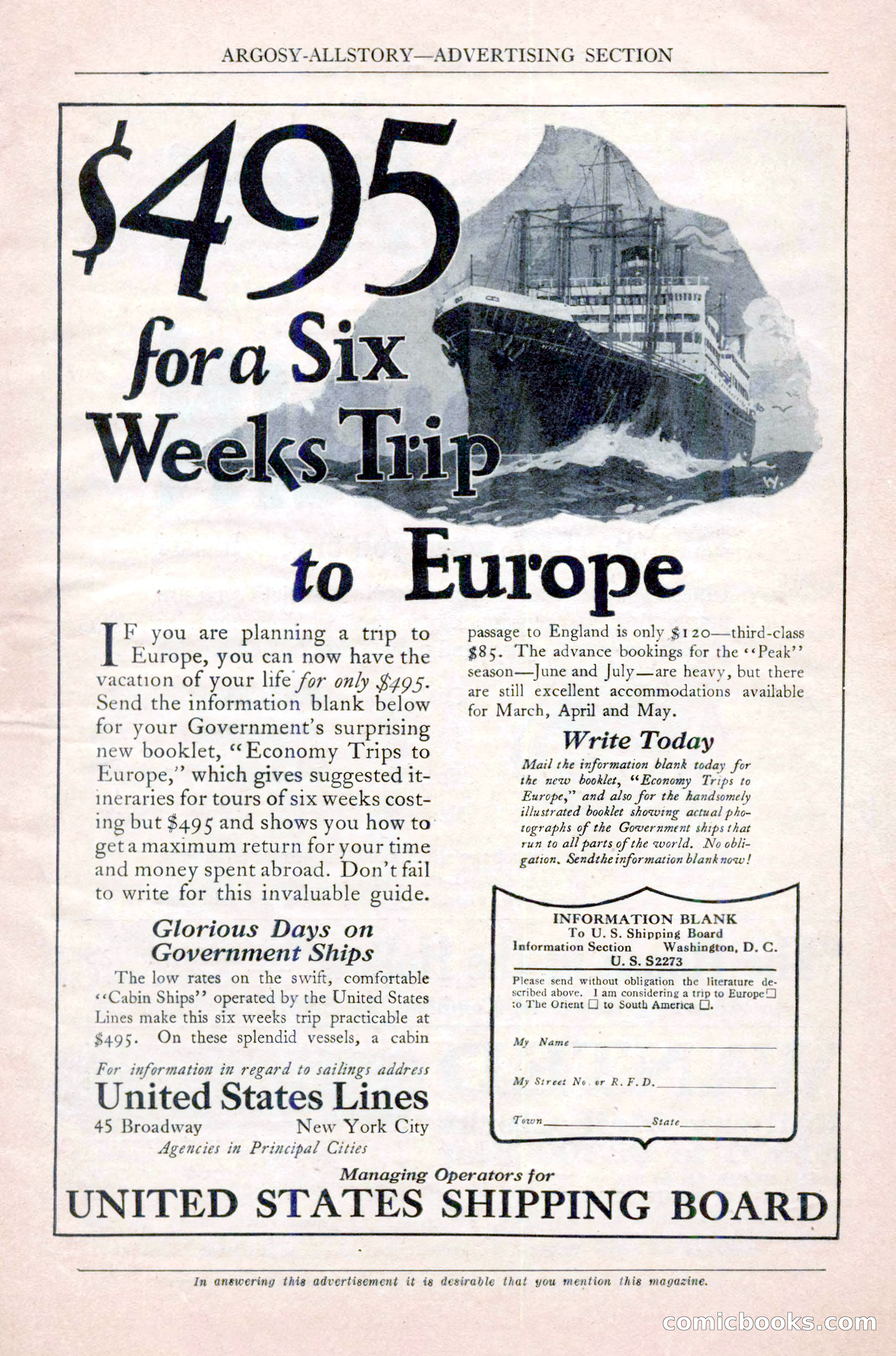 Argosy All-Story Weekly, March 17, 1923 — page 175 of 180