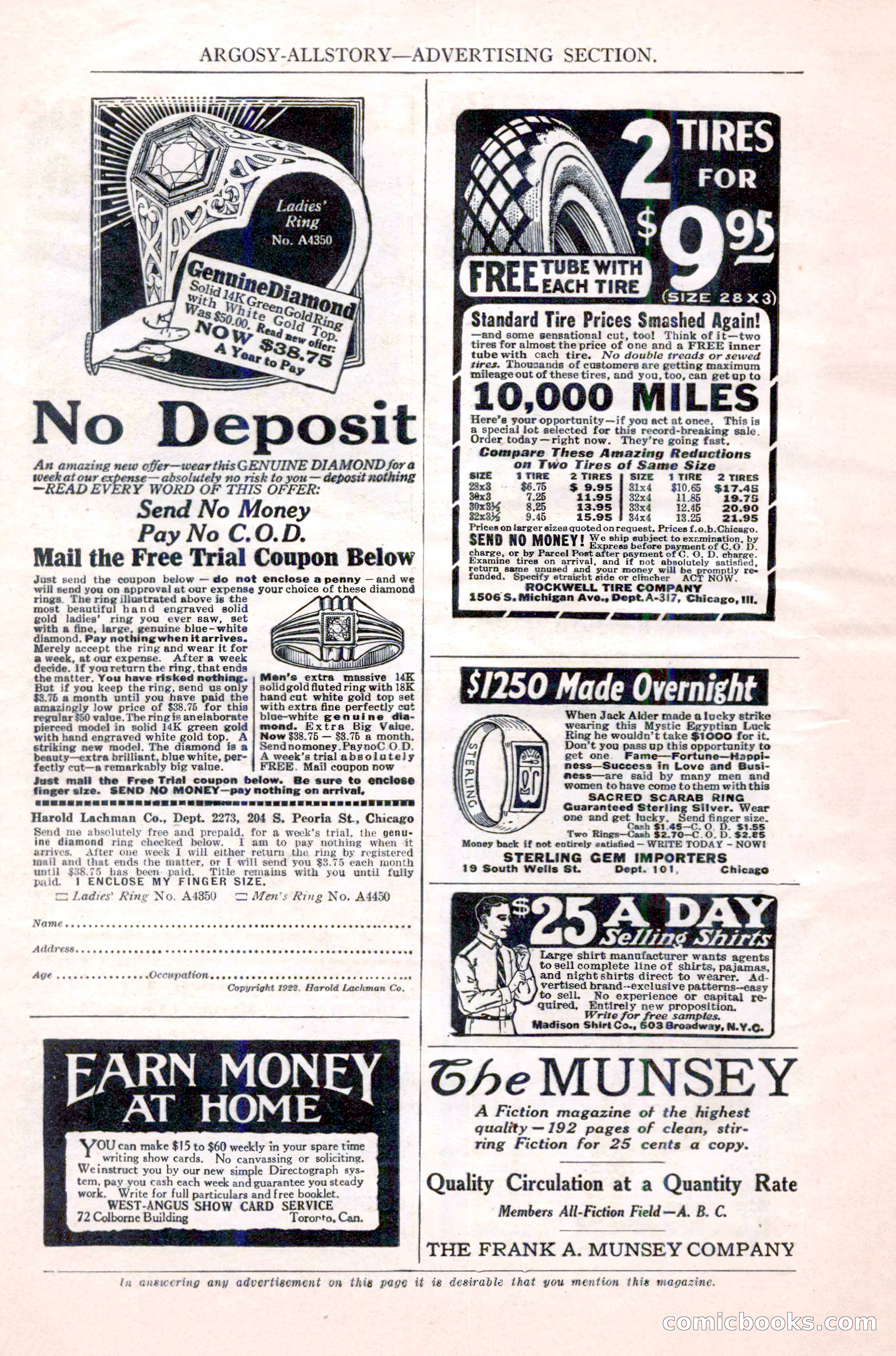 Argosy All-Story Weekly, March 17, 1923 — page 178 of 180