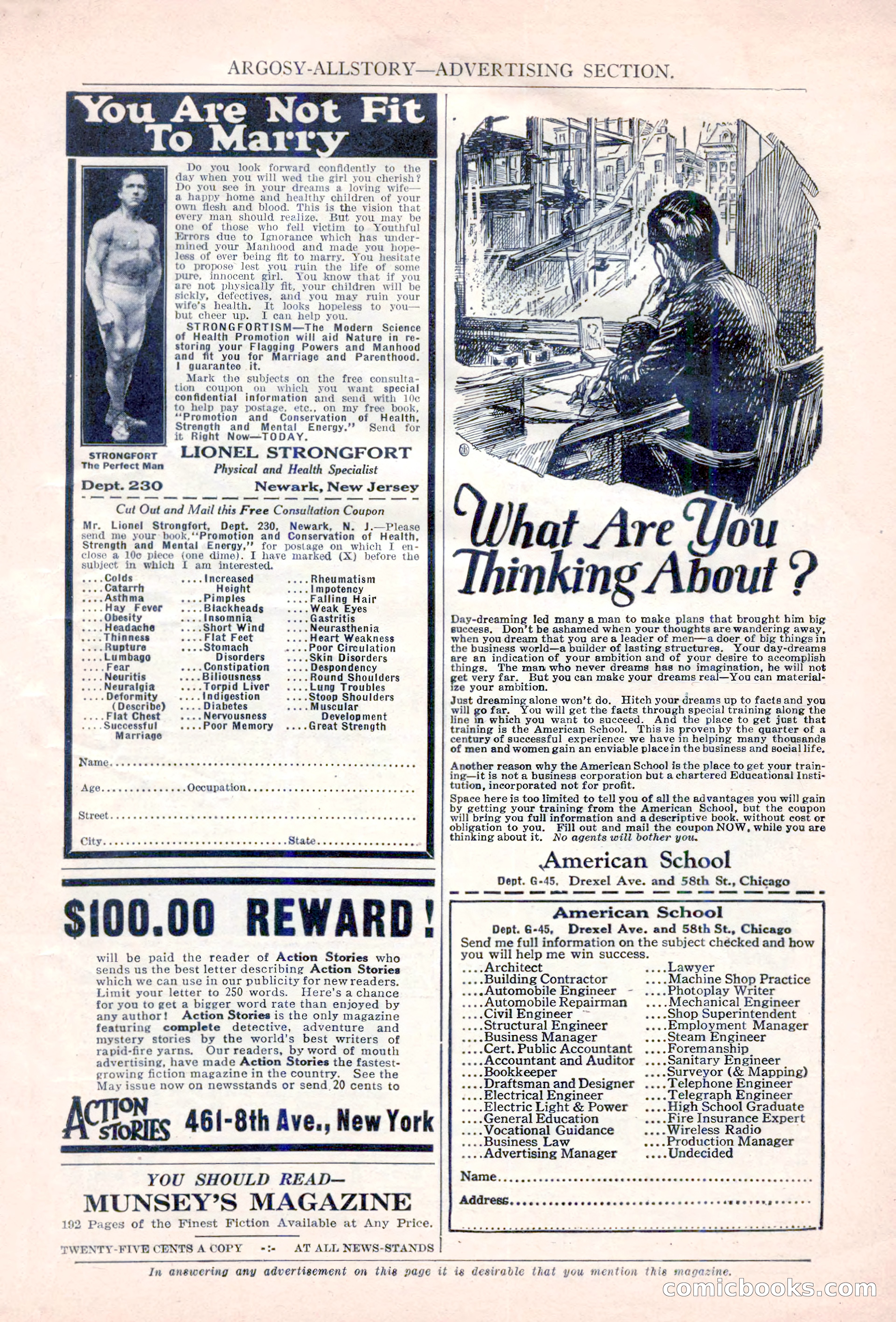 Argosy All-Story Weekly, April 14, 1923 — page 11 of 180