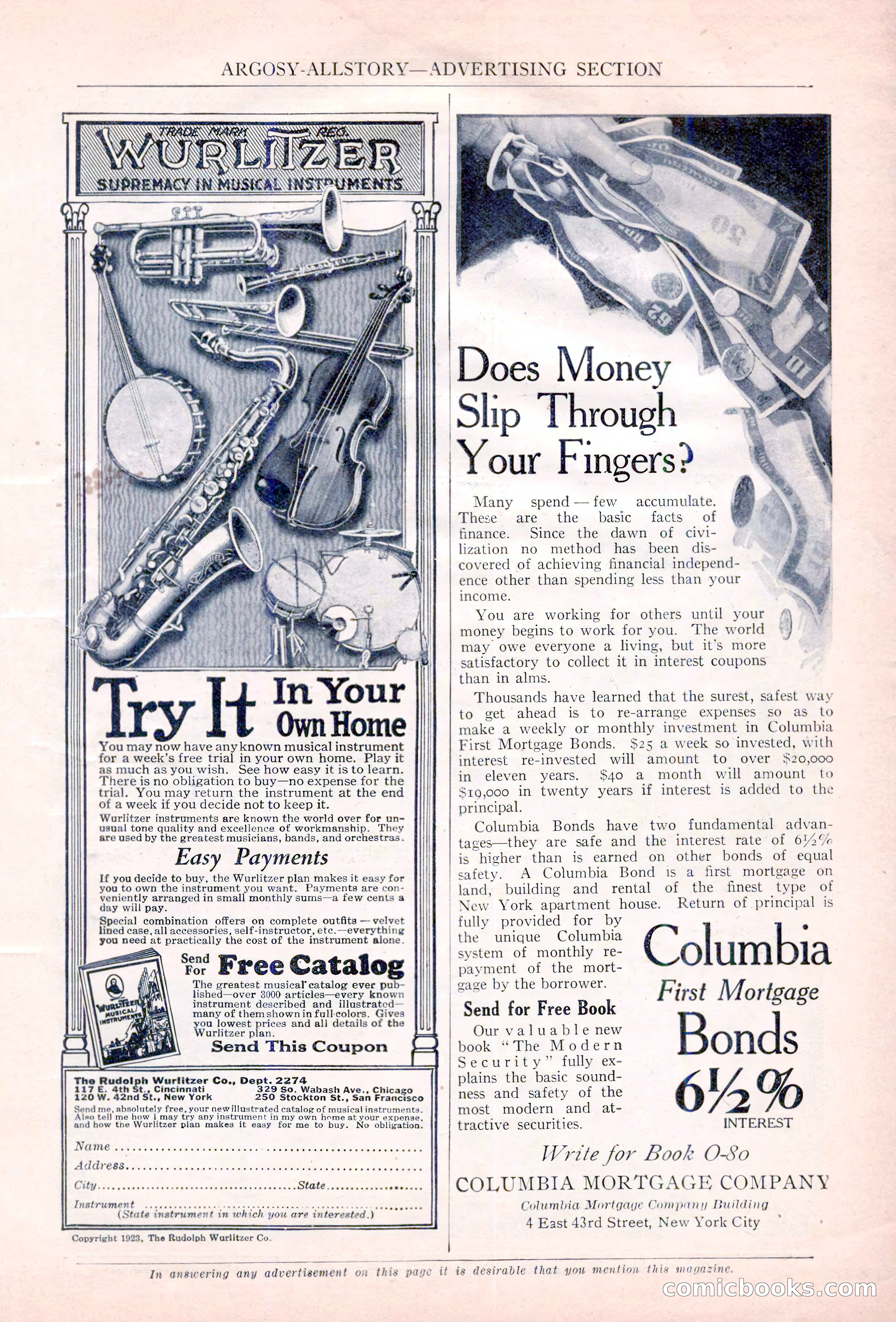Argosy All-Story Weekly, April 14, 1923 — page 13 of 180