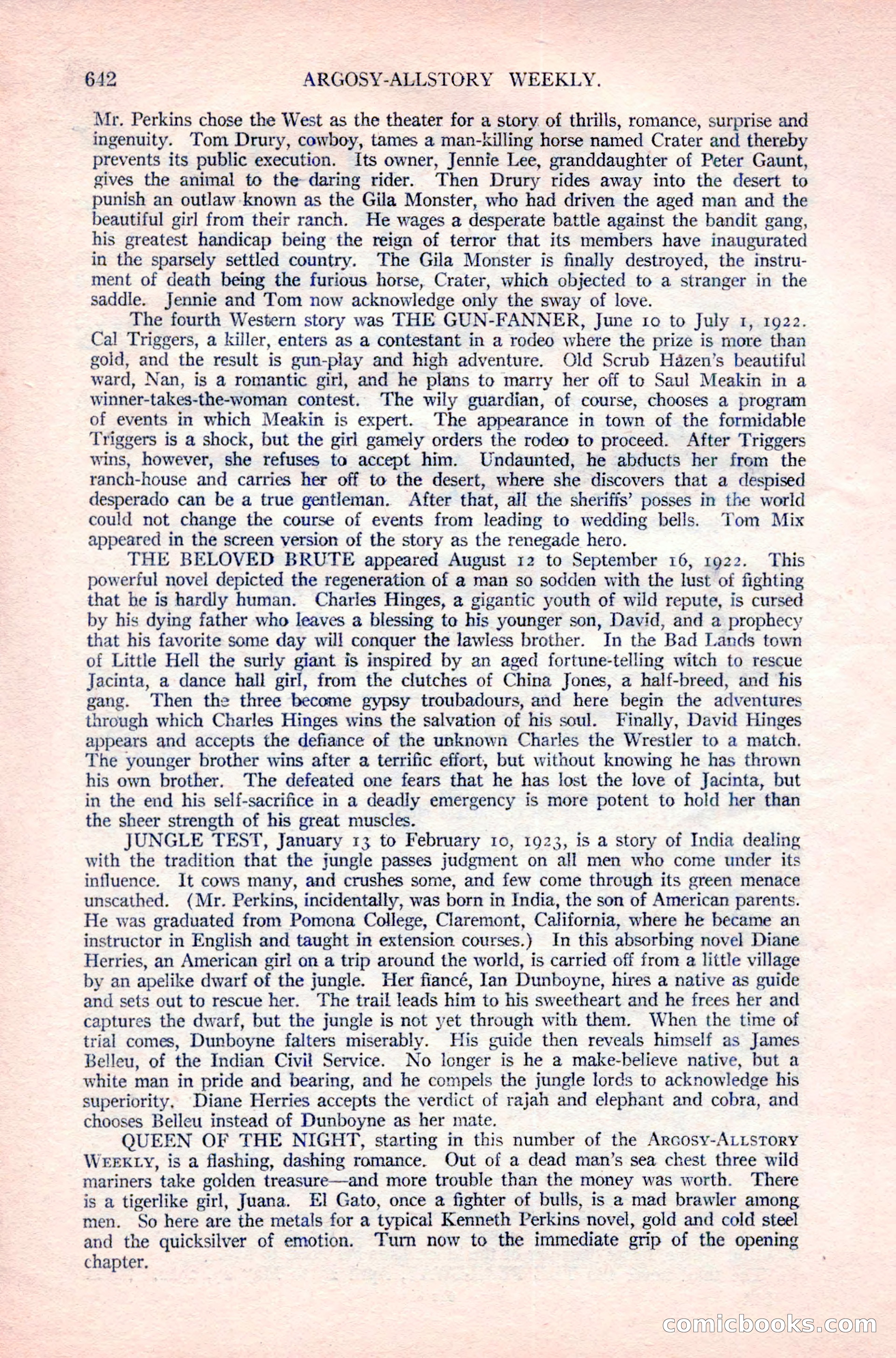 Argosy All-Story Weekly, April 14, 1923 — page 16 of 180