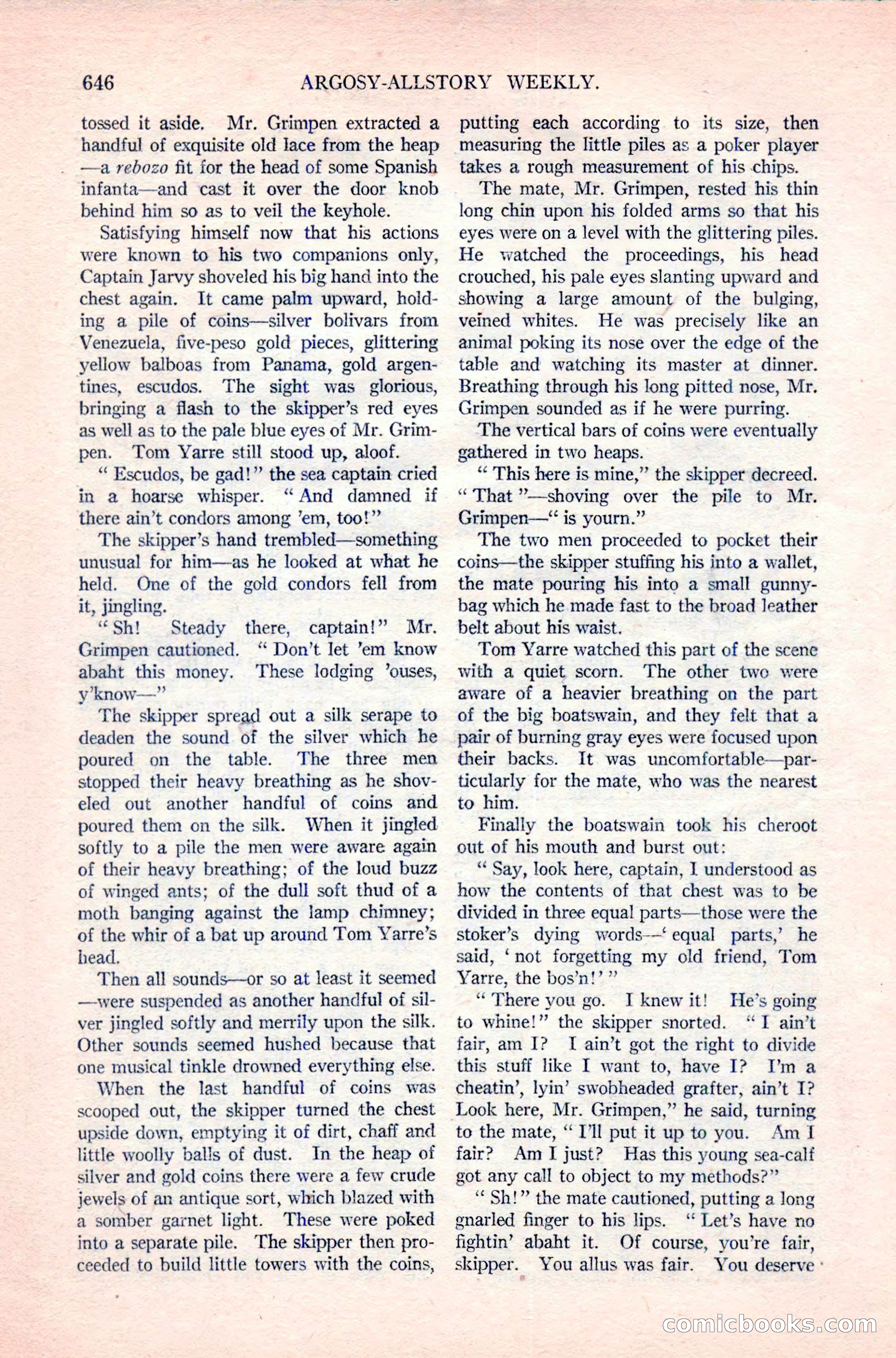 Argosy All-Story Weekly, April 14, 1923 — page 20 of 180