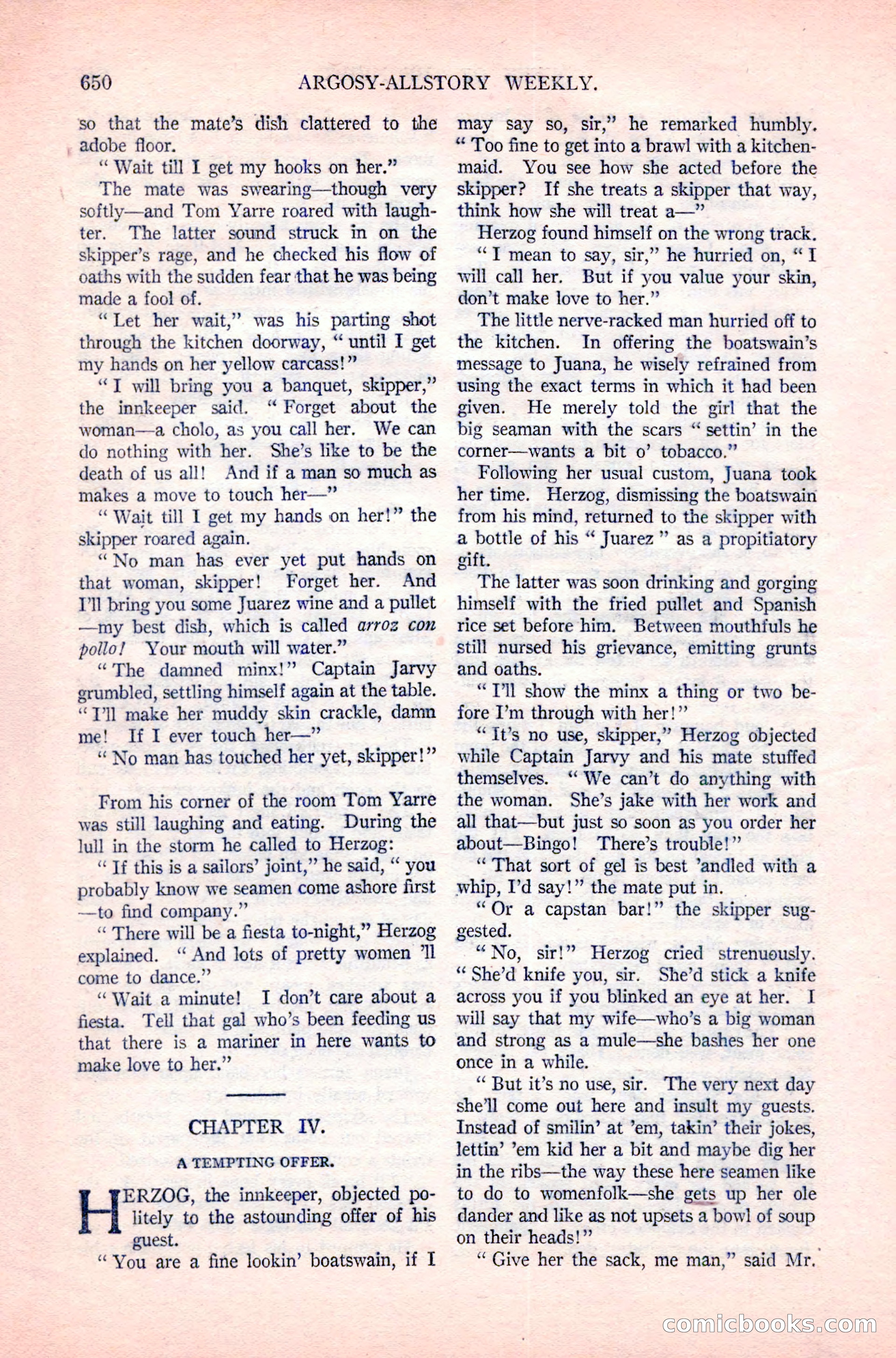 Argosy All-Story Weekly, April 14, 1923 — page 24 of 180