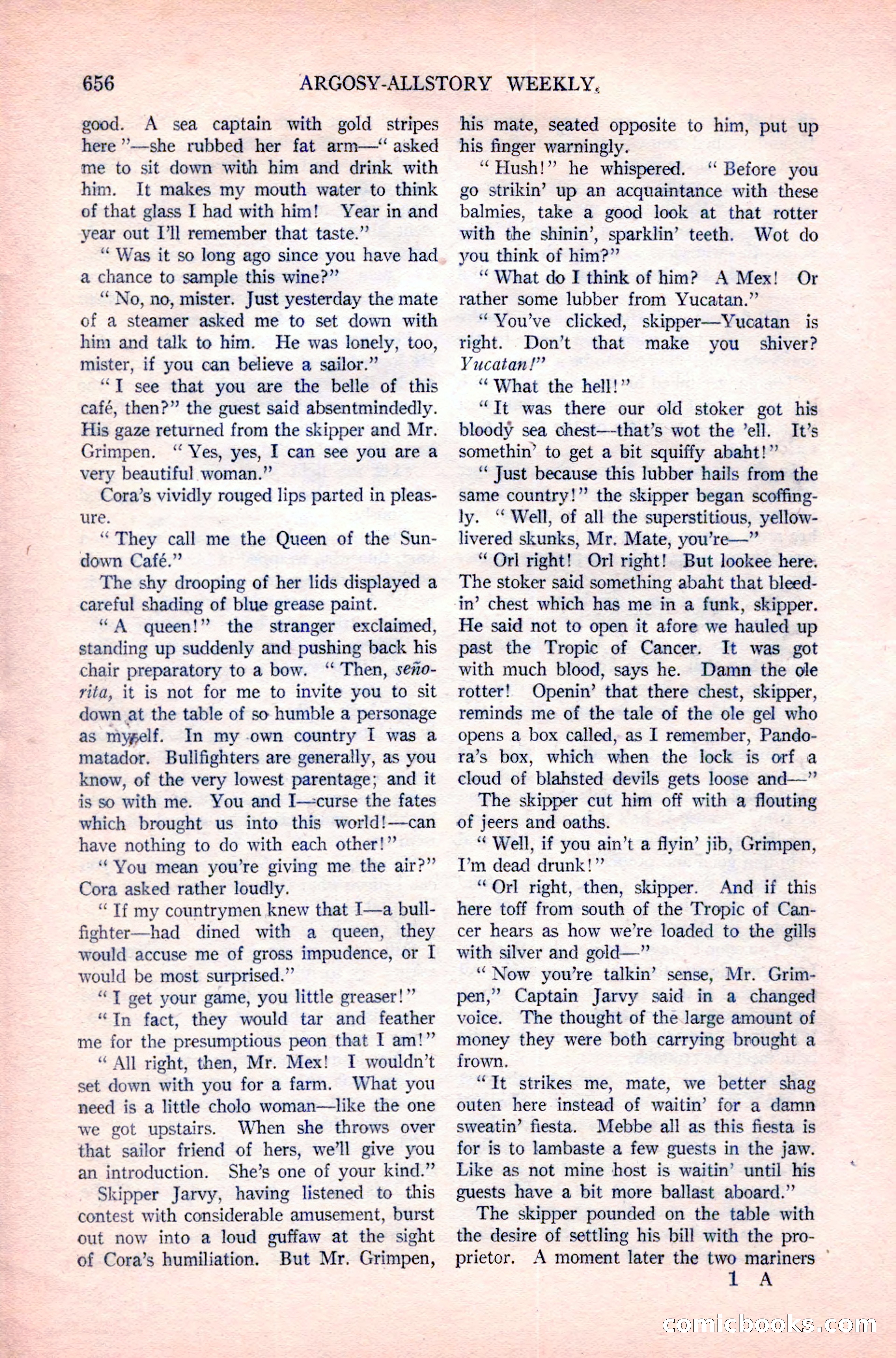 Argosy All-Story Weekly, April 14, 1923 — page 30 of 180