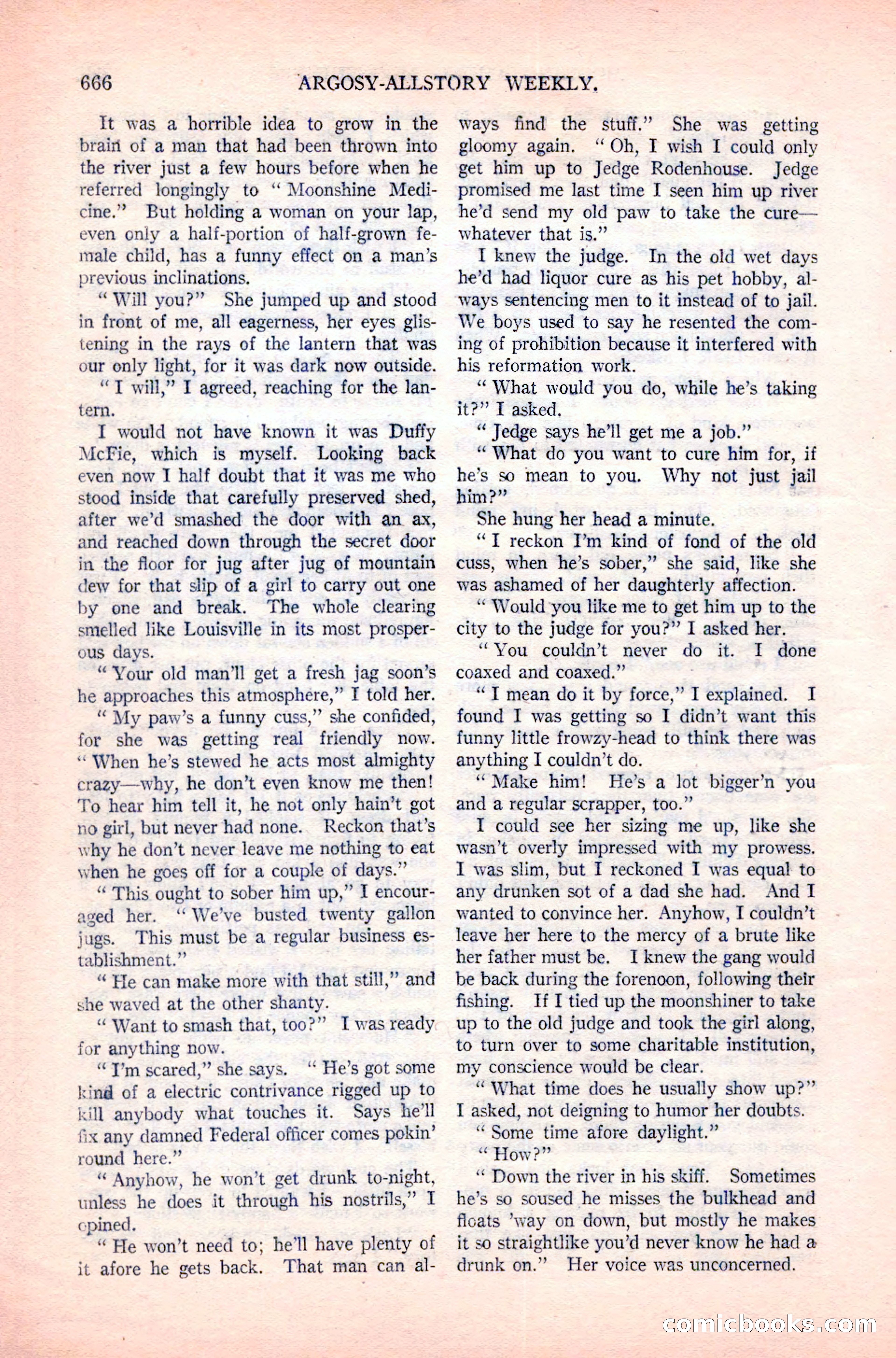 Argosy All-Story Weekly, April 14, 1923 — page 40 of 180