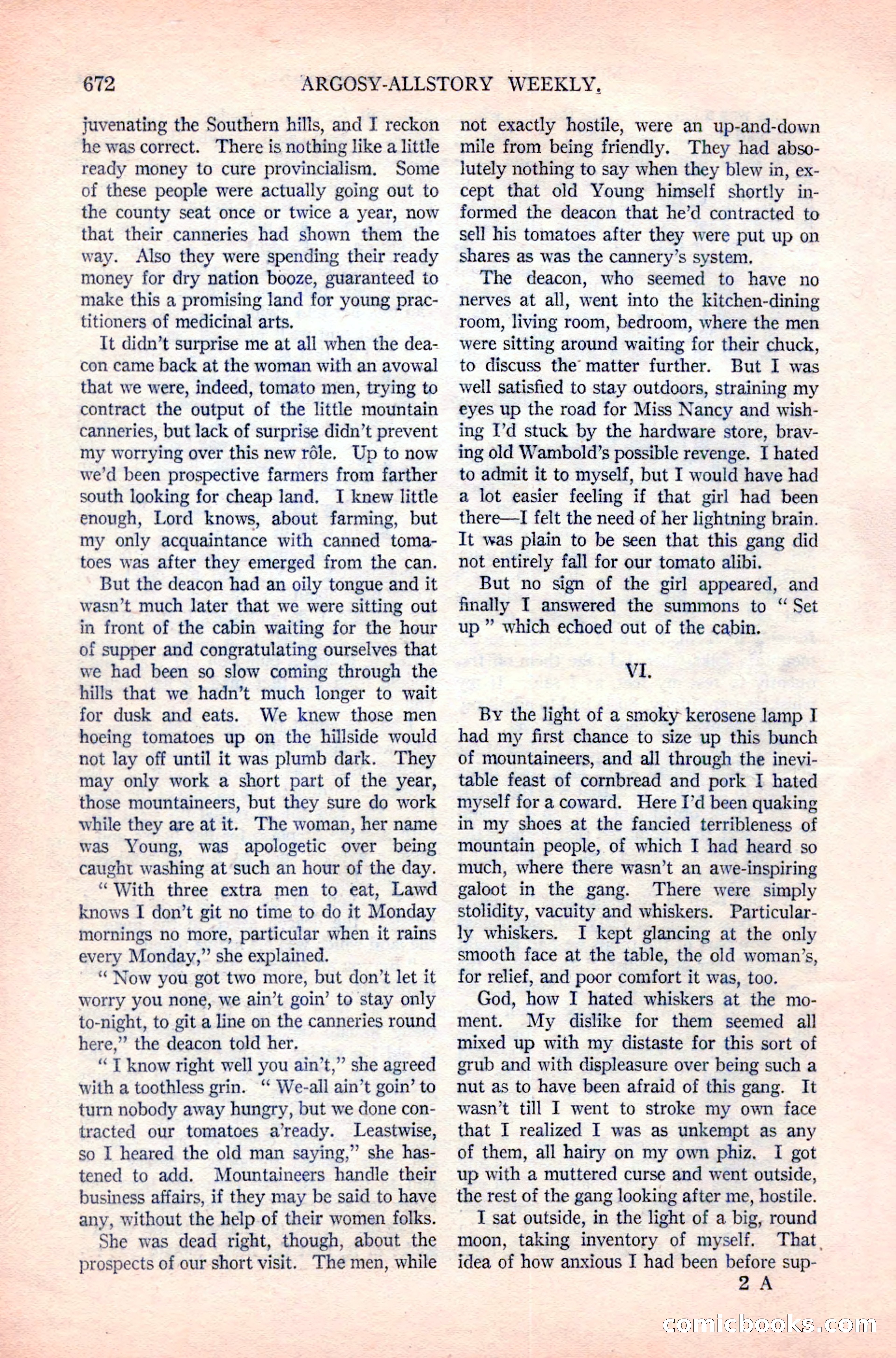 Argosy All-Story Weekly, April 14, 1923 — page 46 of 180