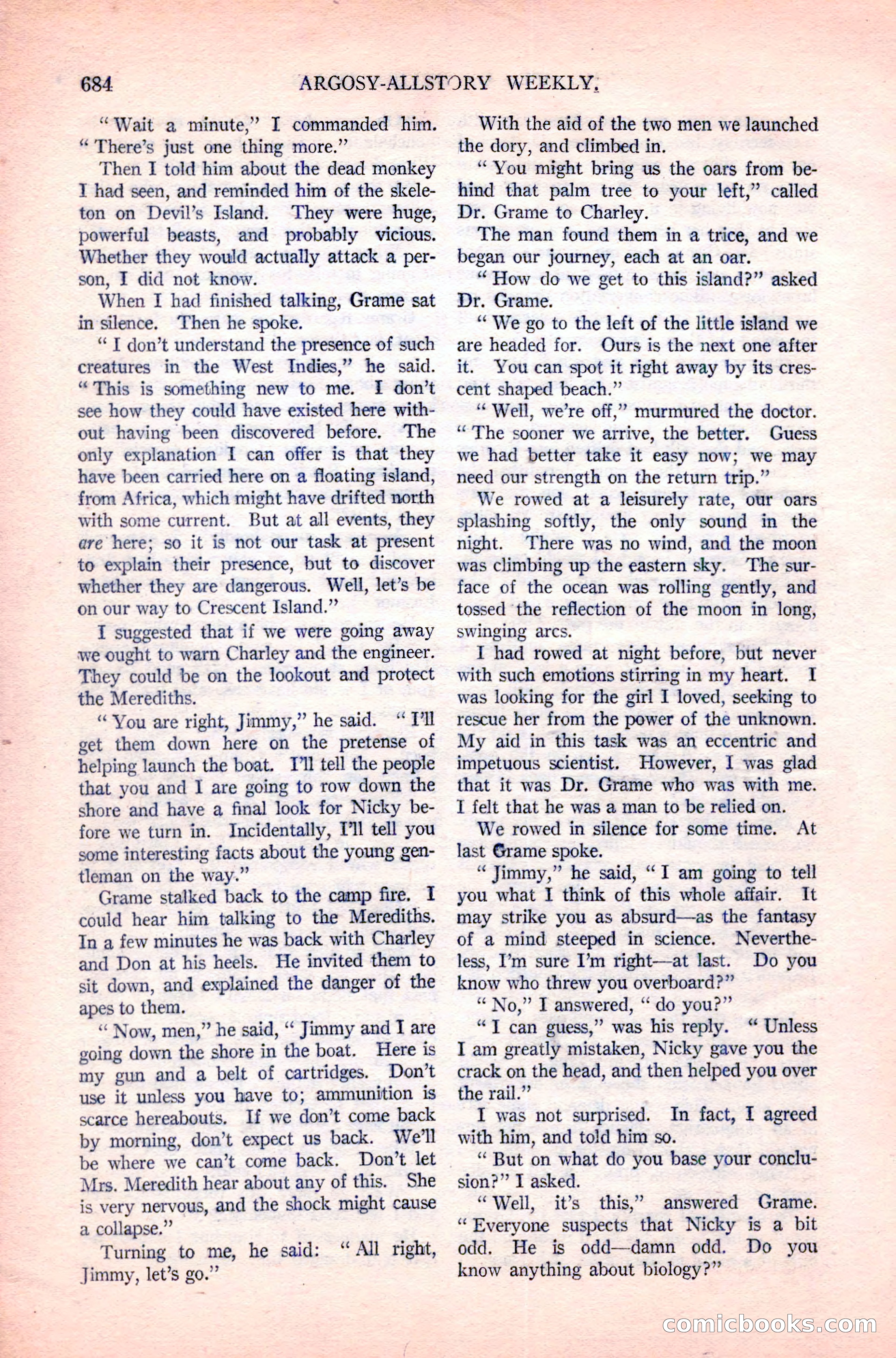 Argosy All-Story Weekly, April 14, 1923 — page 58 of 180