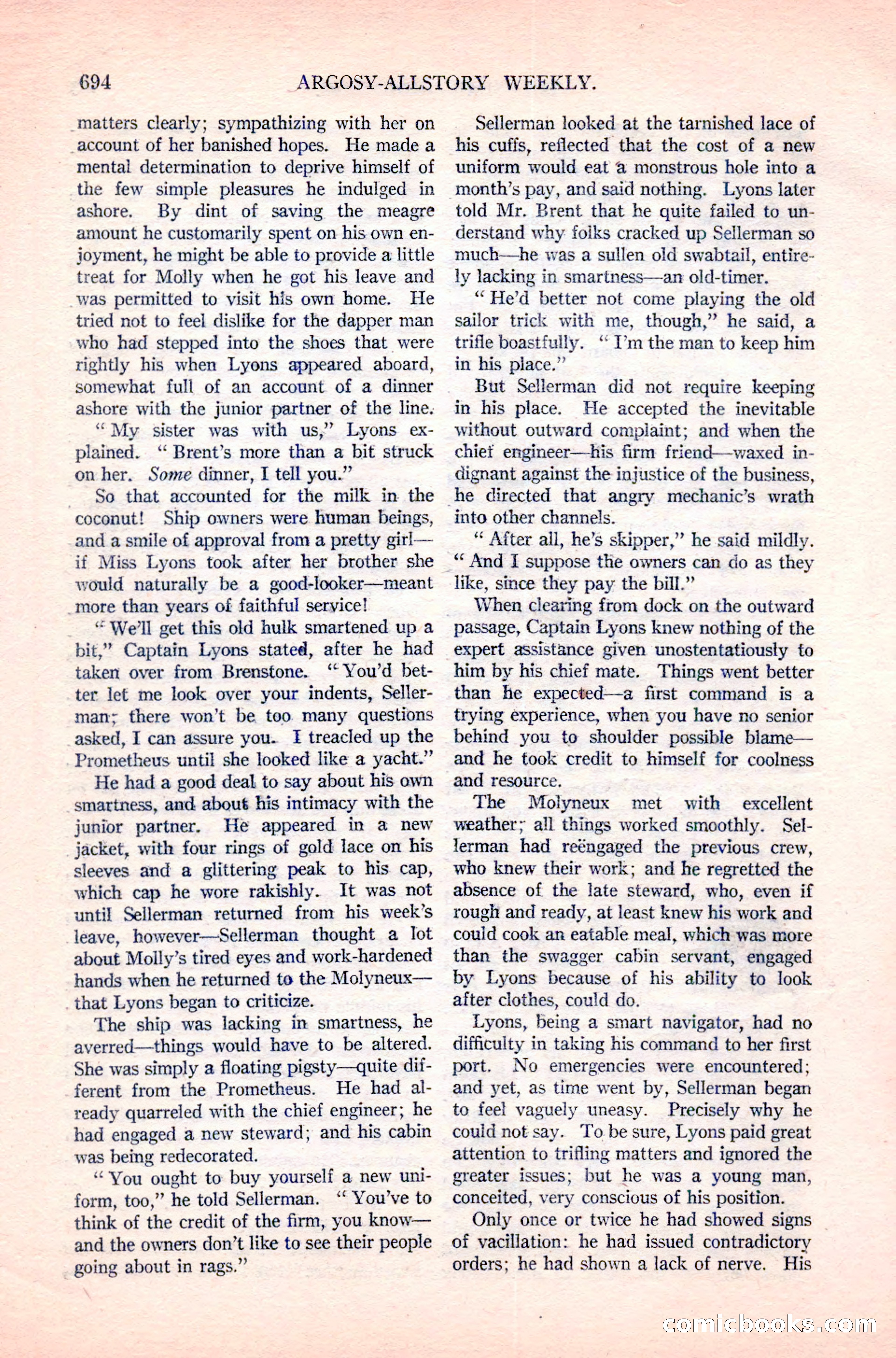 Argosy All-Story Weekly, April 14, 1923 — page 68 of 180