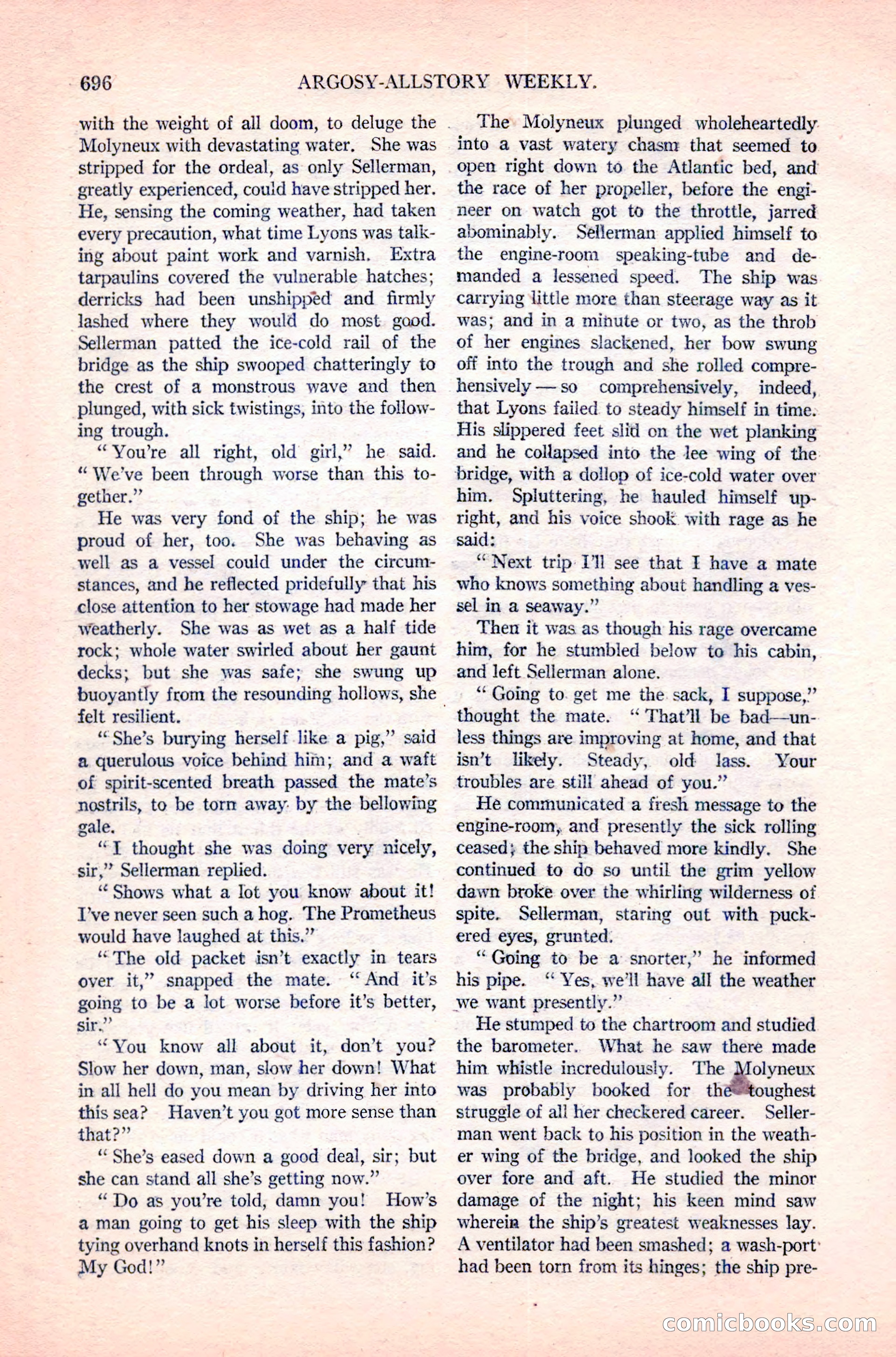 Argosy All-Story Weekly, April 14, 1923 — page 70 of 180
