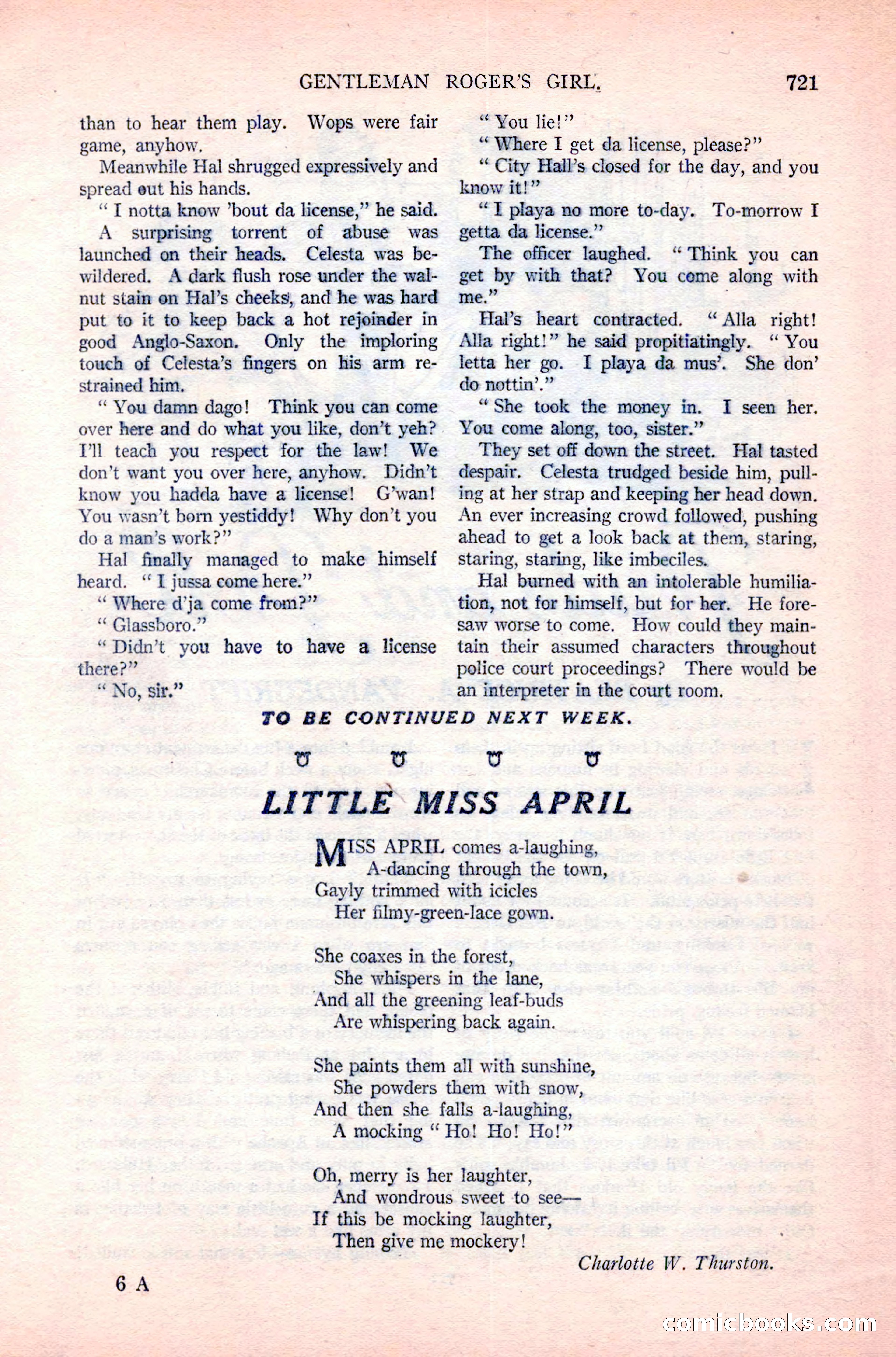 Argosy All-Story Weekly, April 14, 1923 — page 95 of 180