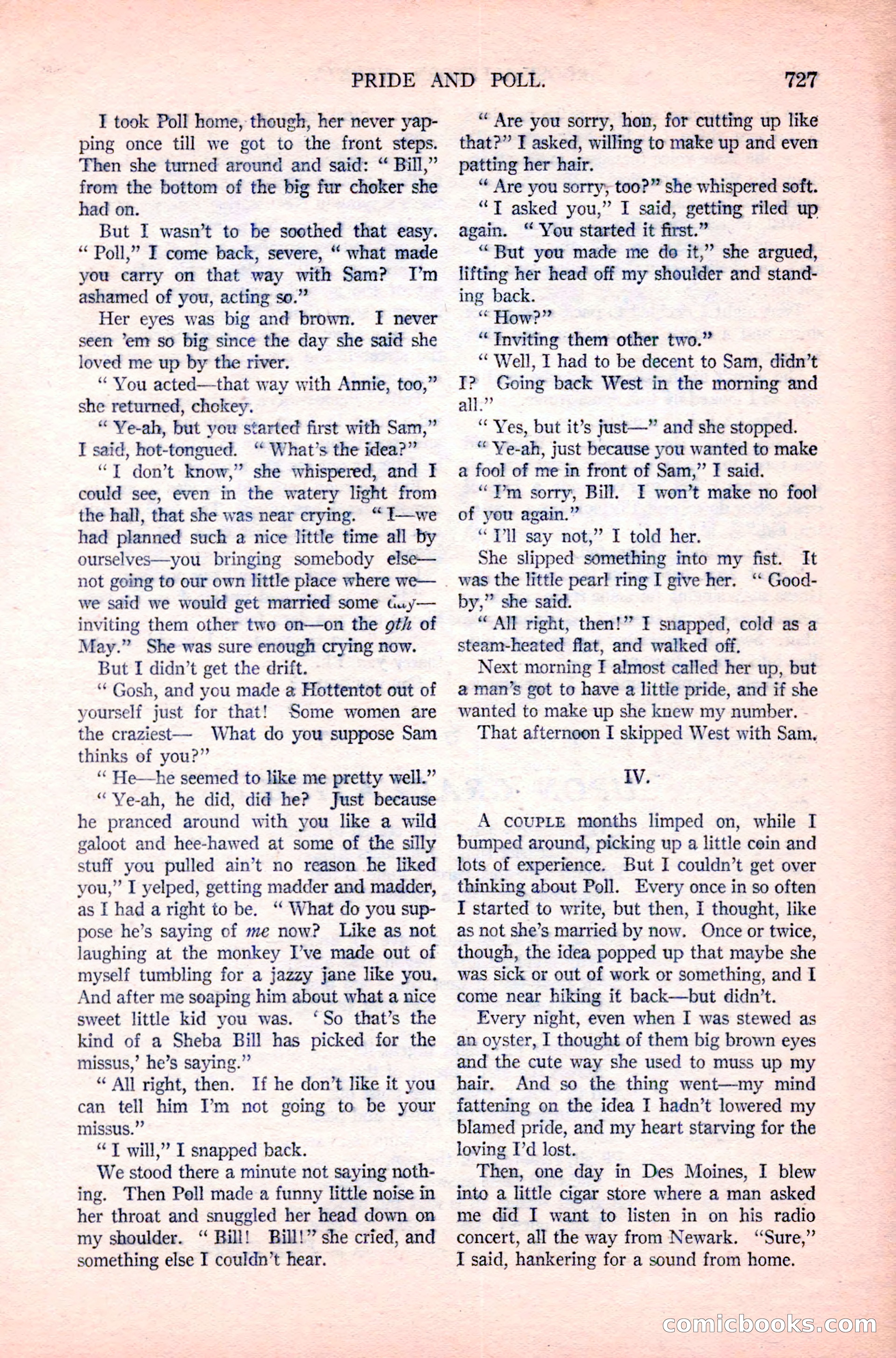 Argosy All-Story Weekly, April 14, 1923 — page 101 of 180