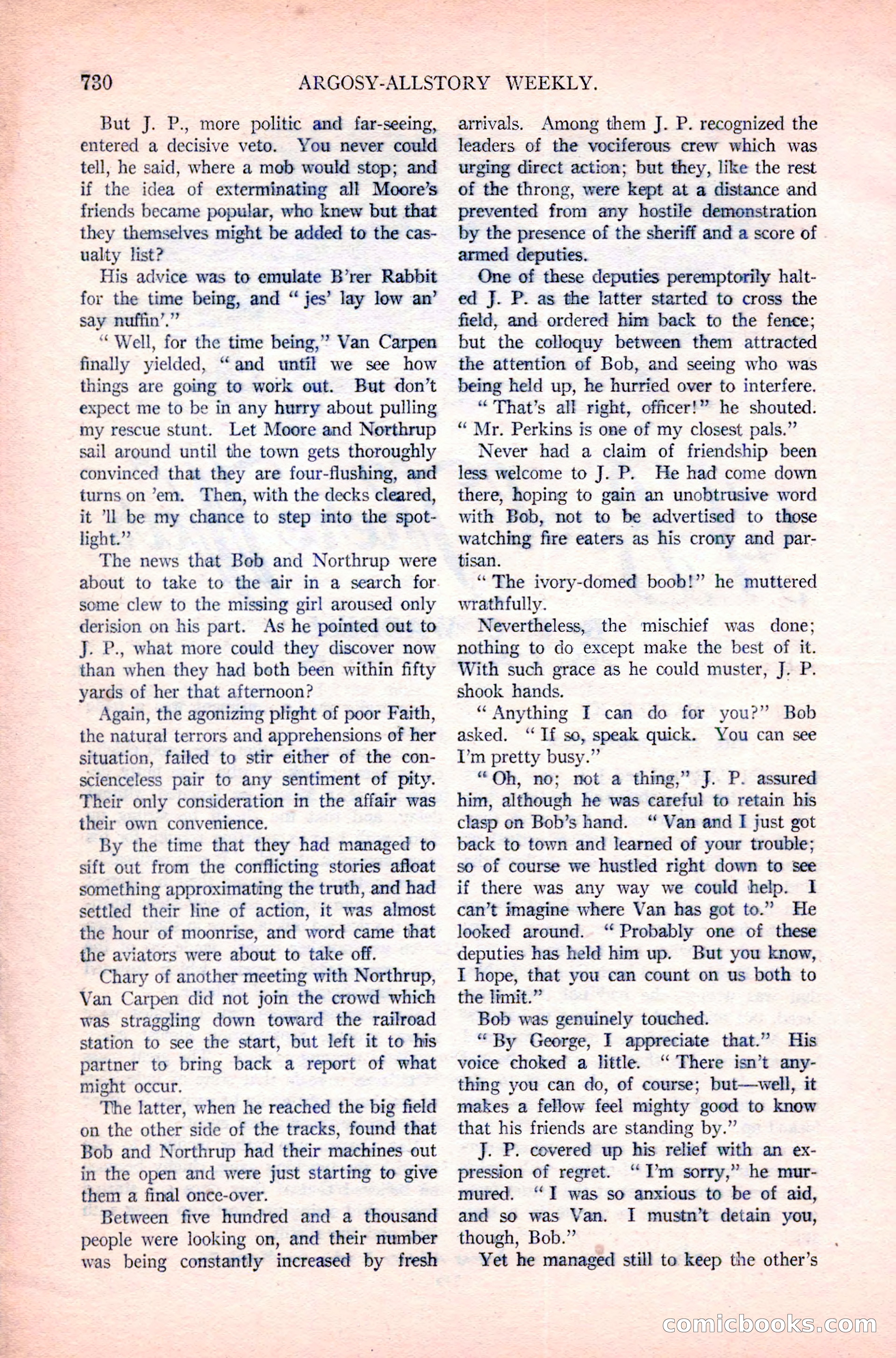 Argosy All-Story Weekly, April 14, 1923 — page 104 of 180