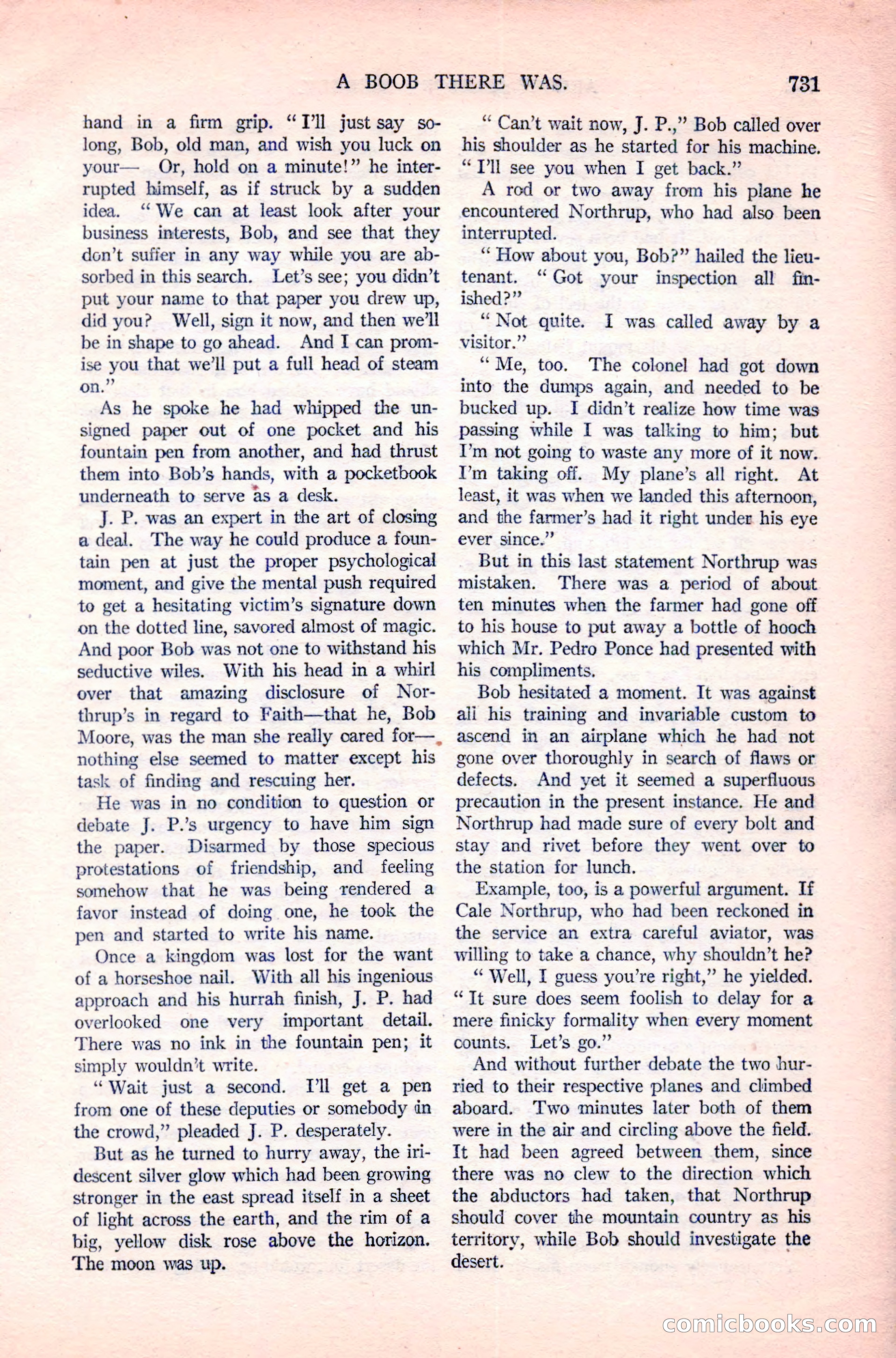 Argosy All-Story Weekly, April 14, 1923 — page 105 of 180