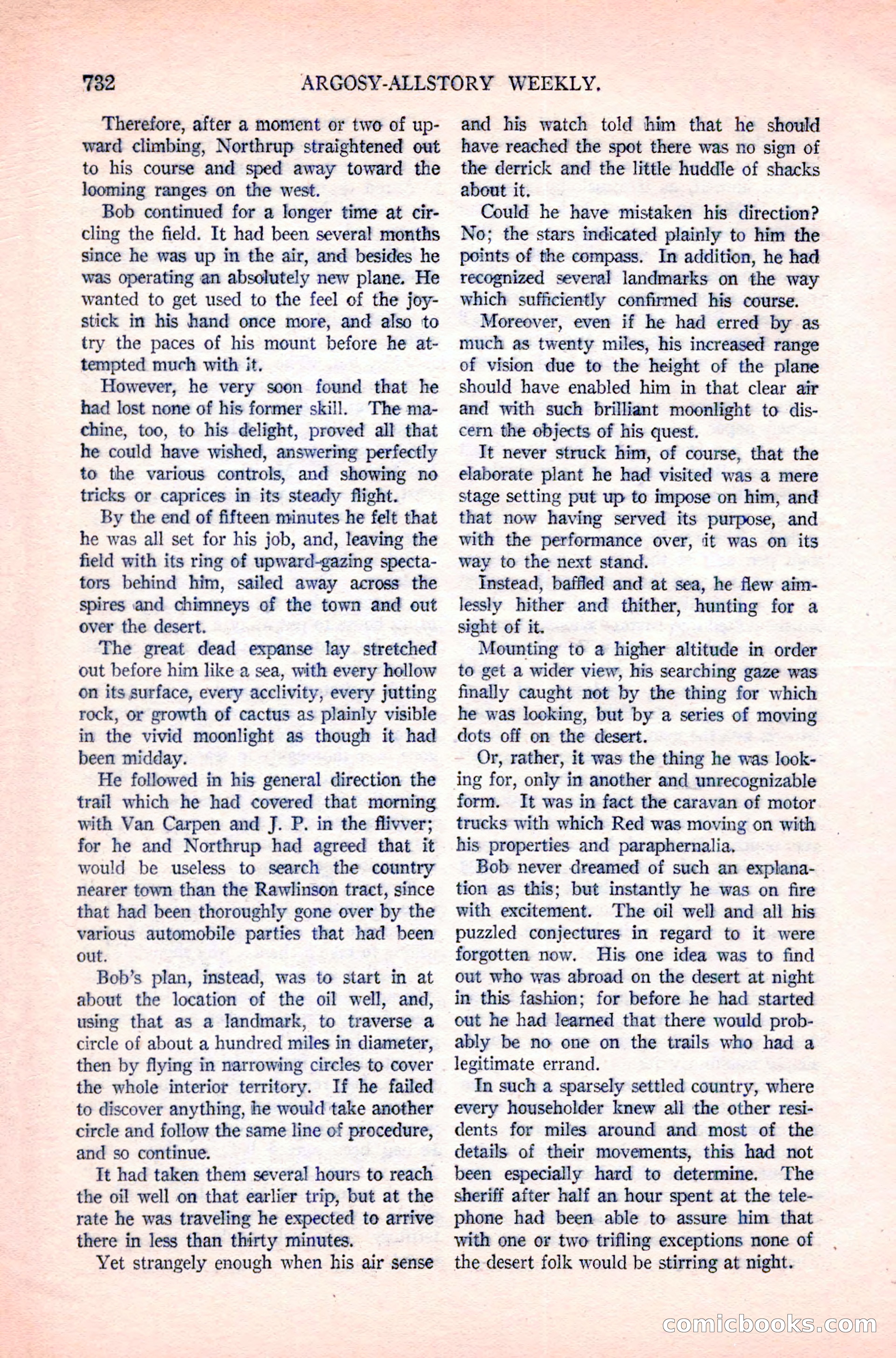 Argosy All-Story Weekly, April 14, 1923 — page 106 of 180